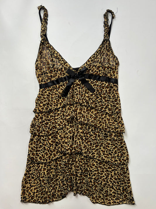 Leopard Print Ruffle Cami
