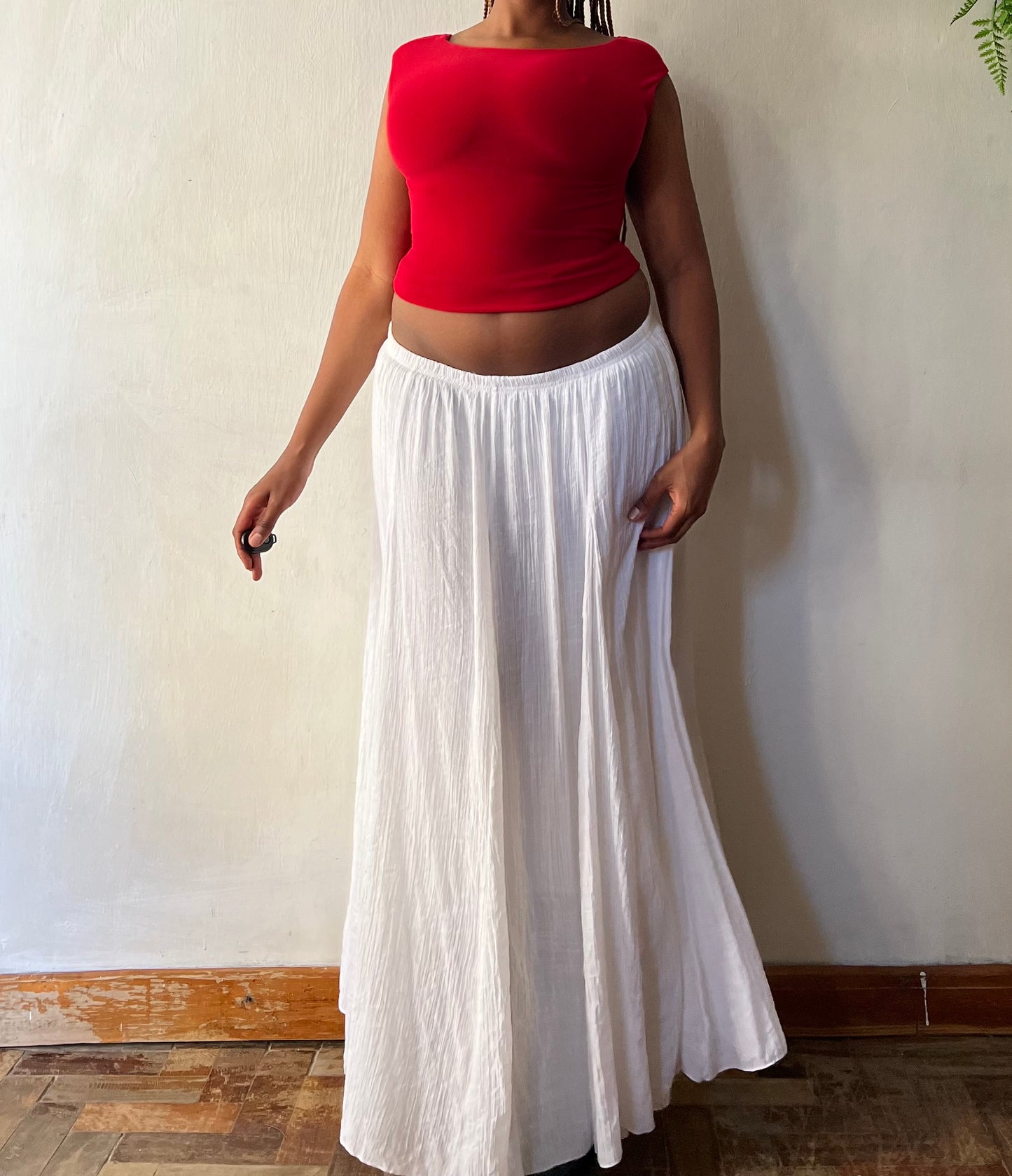 White Maxi Skirt