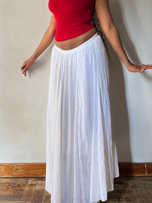 White Maxi Skirt