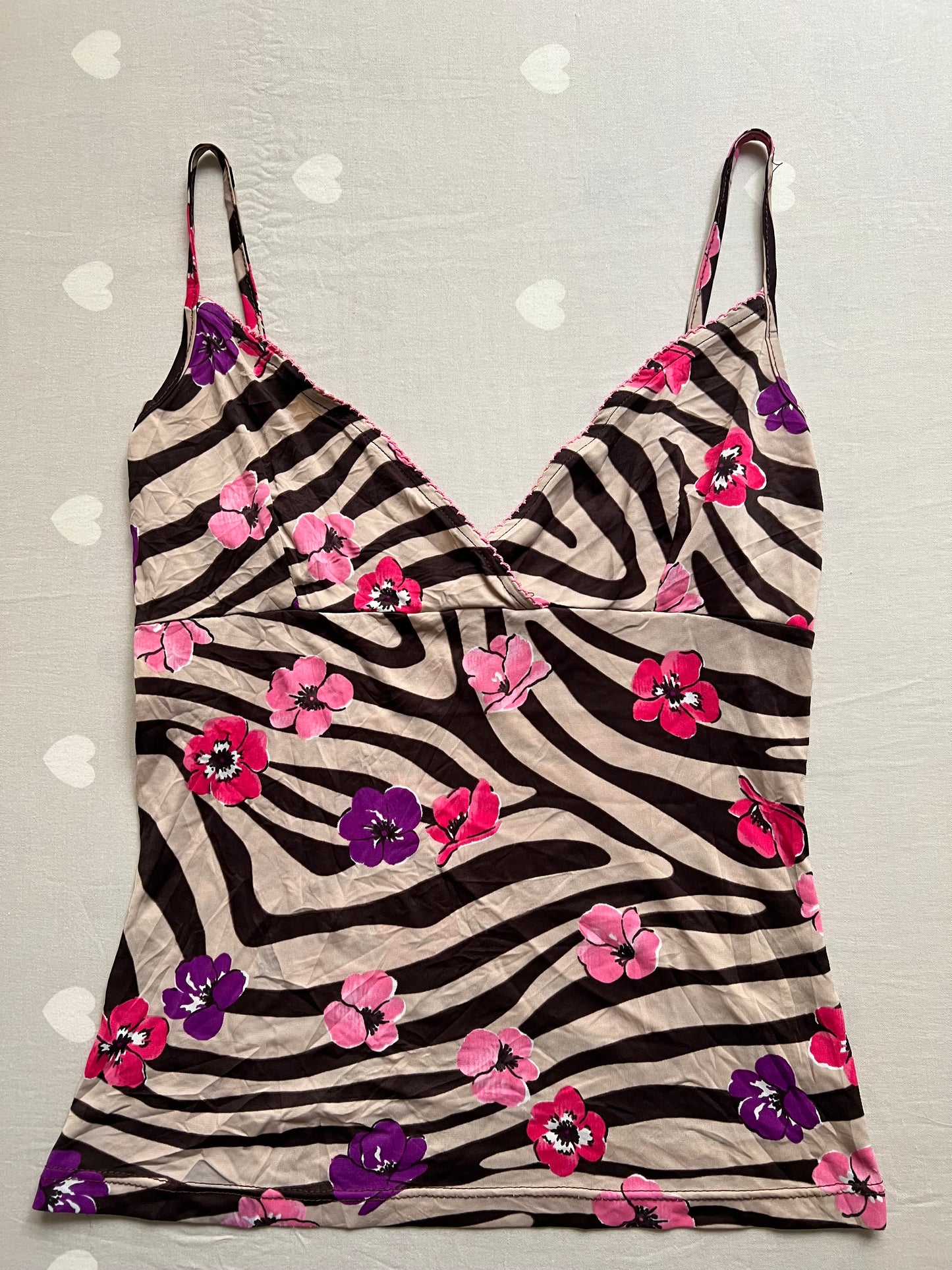 Vintage graphic cami top