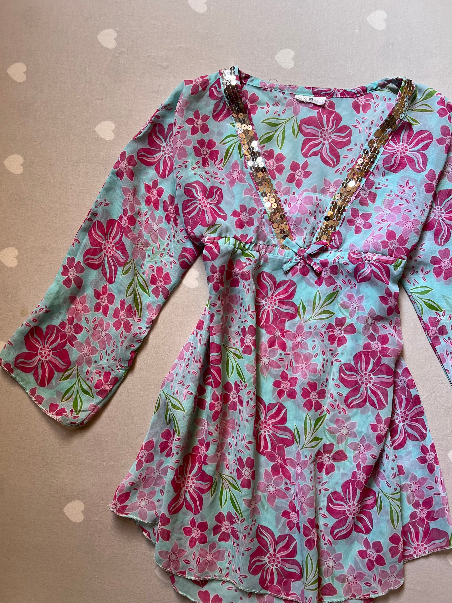 Flowy floral print top