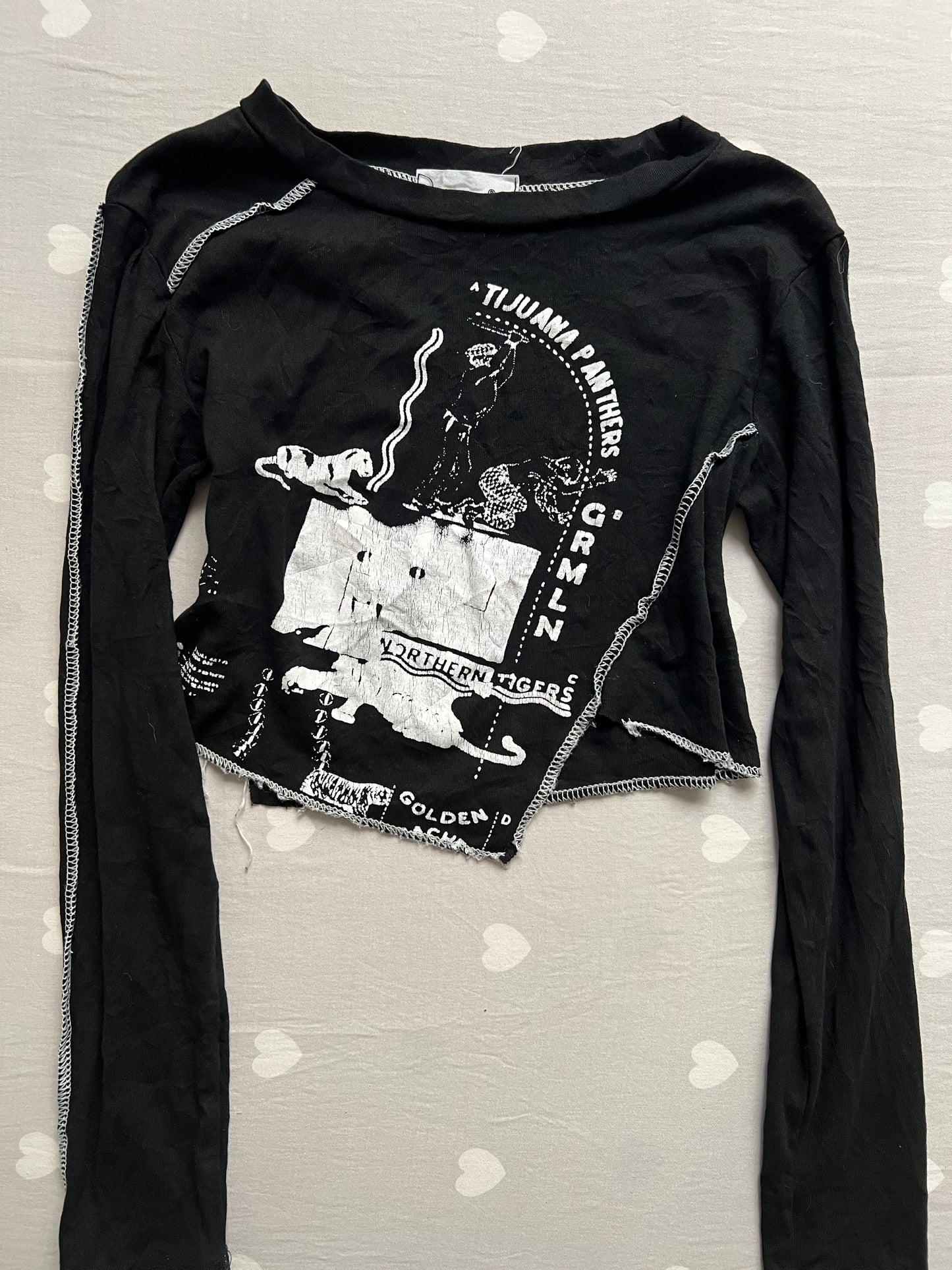 Graphic y2k long sleeve top