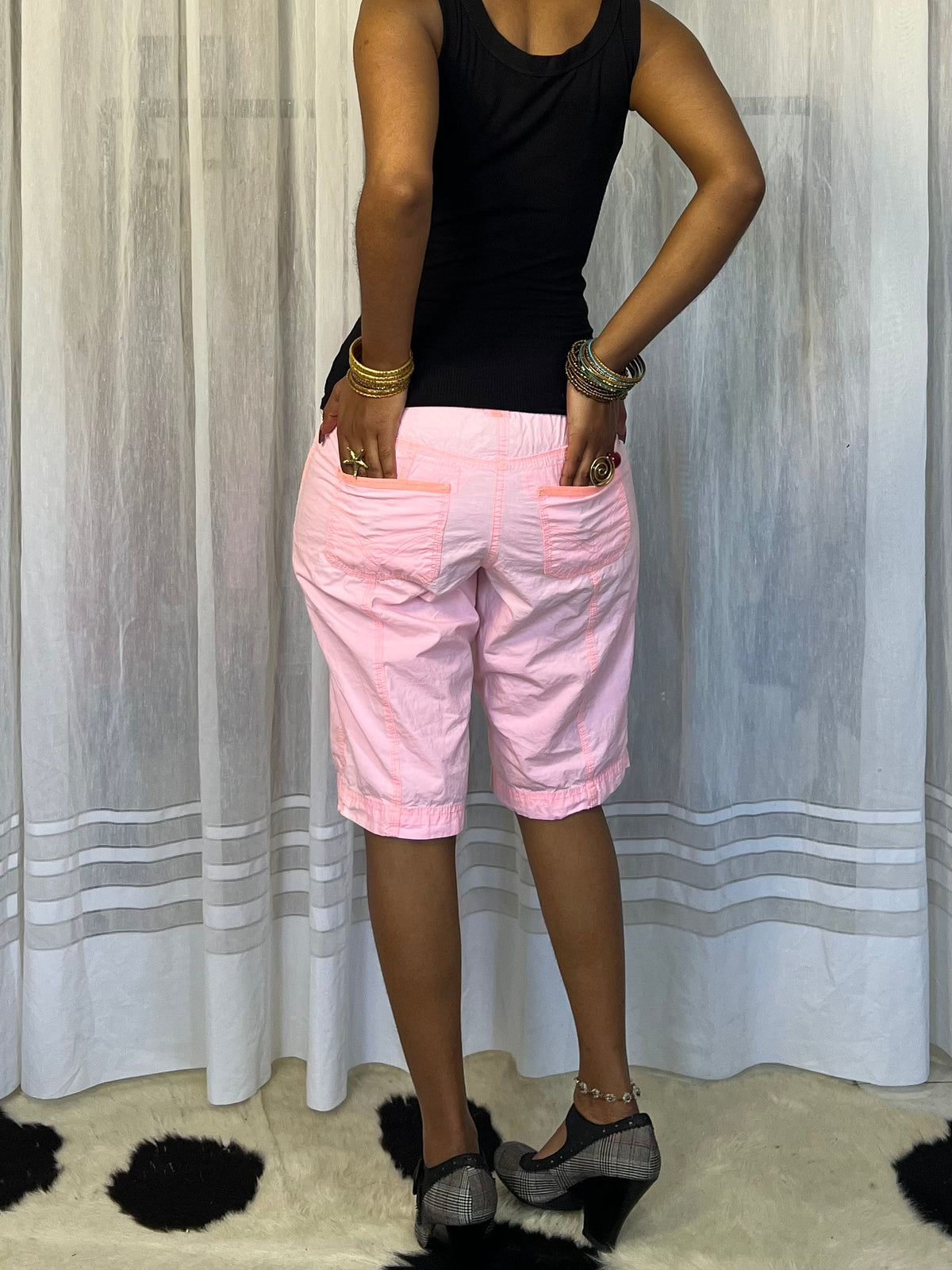 Pink Cargo Capris