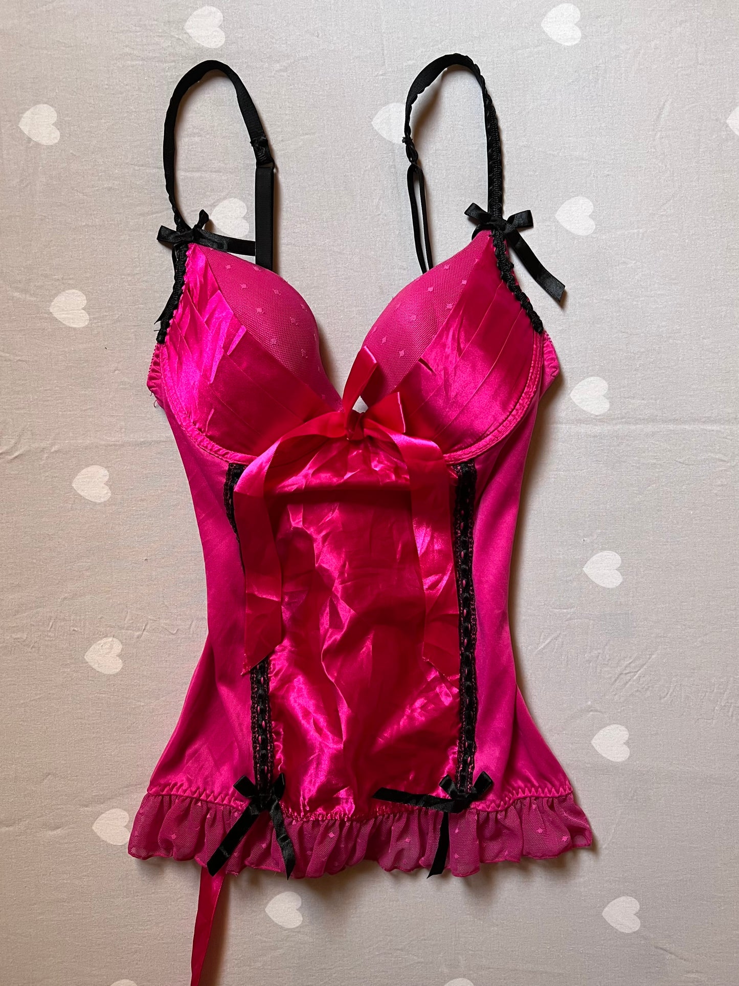 Hot pink  corset top