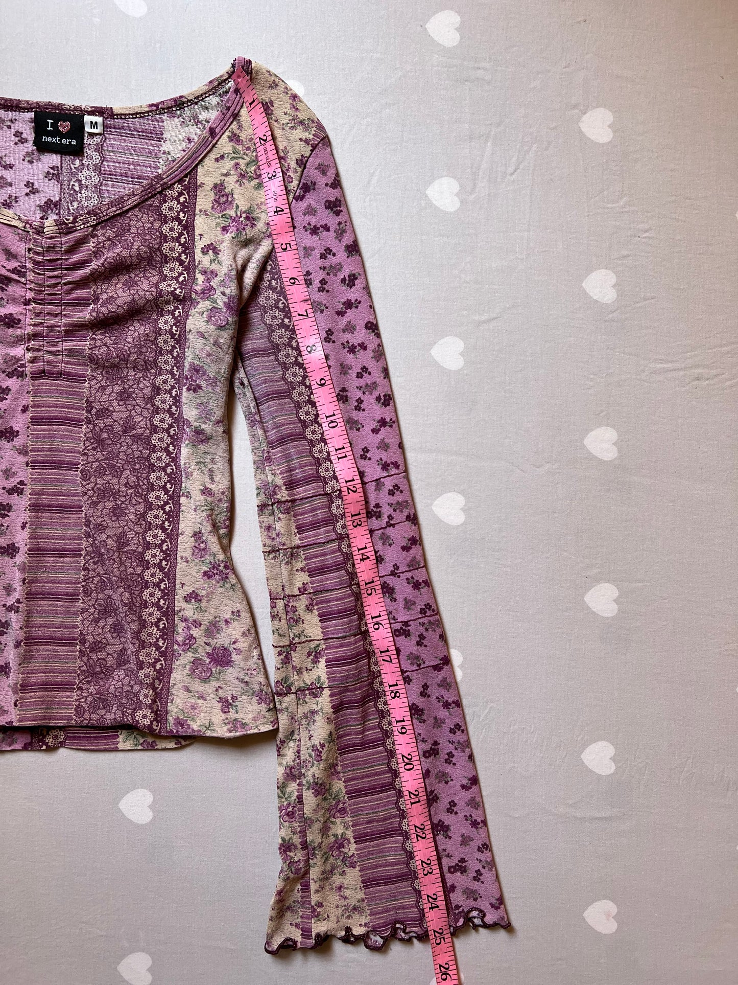 Whimsy bell sleeved top