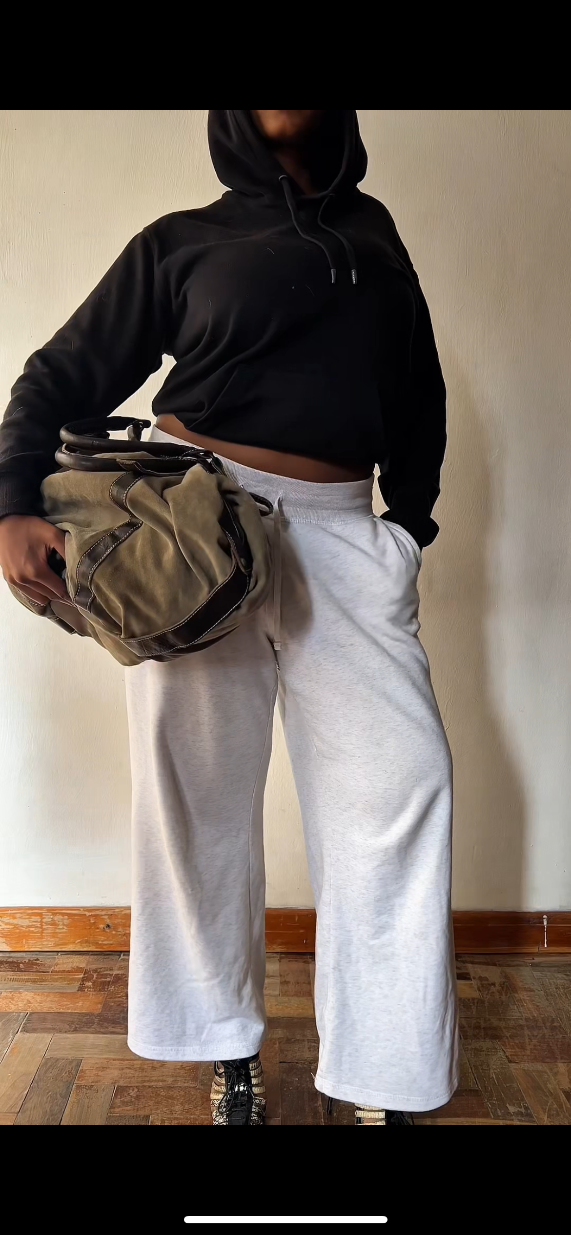 Military Green Suede bag