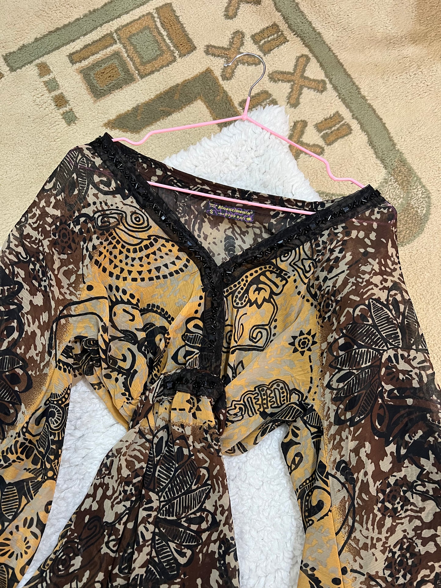 Boho Batwing Tunic Top