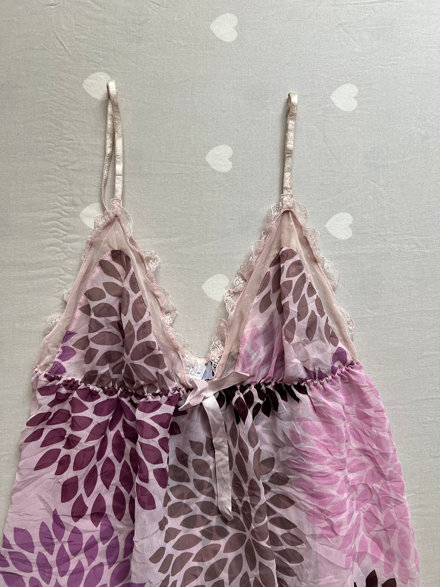 Flowy sheer cami top