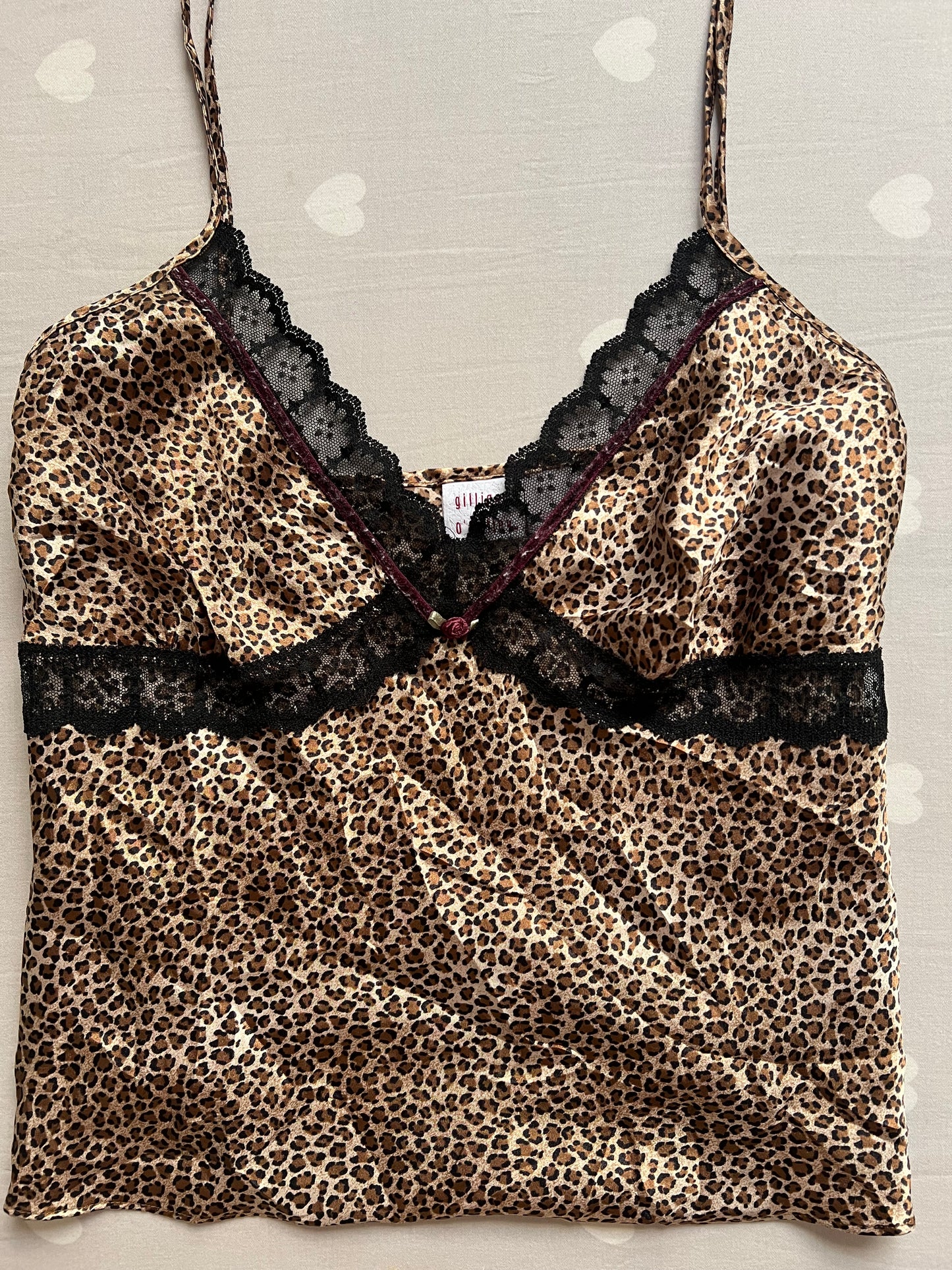 Leopard print cami top