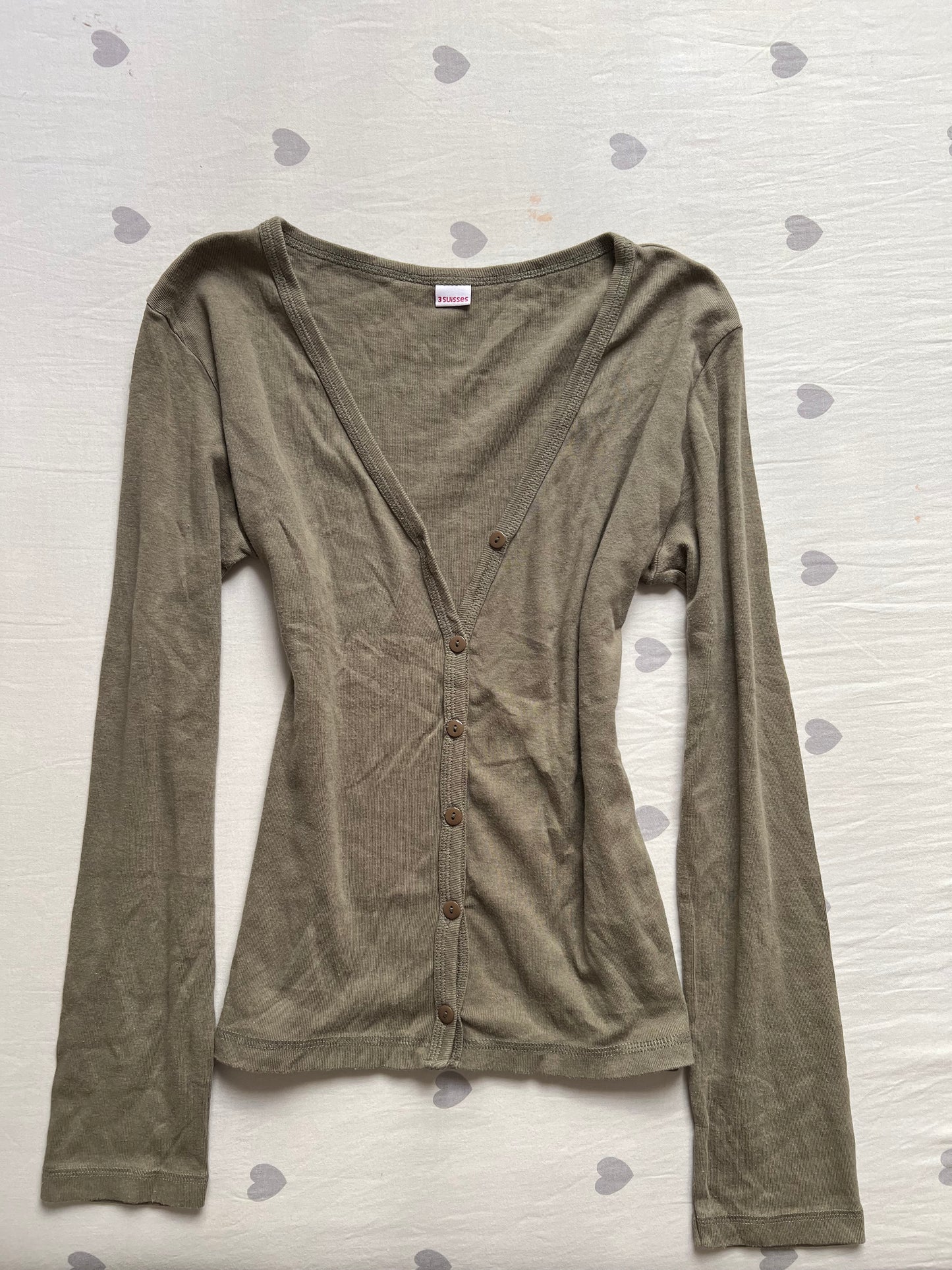 Olive Green Cardigan
