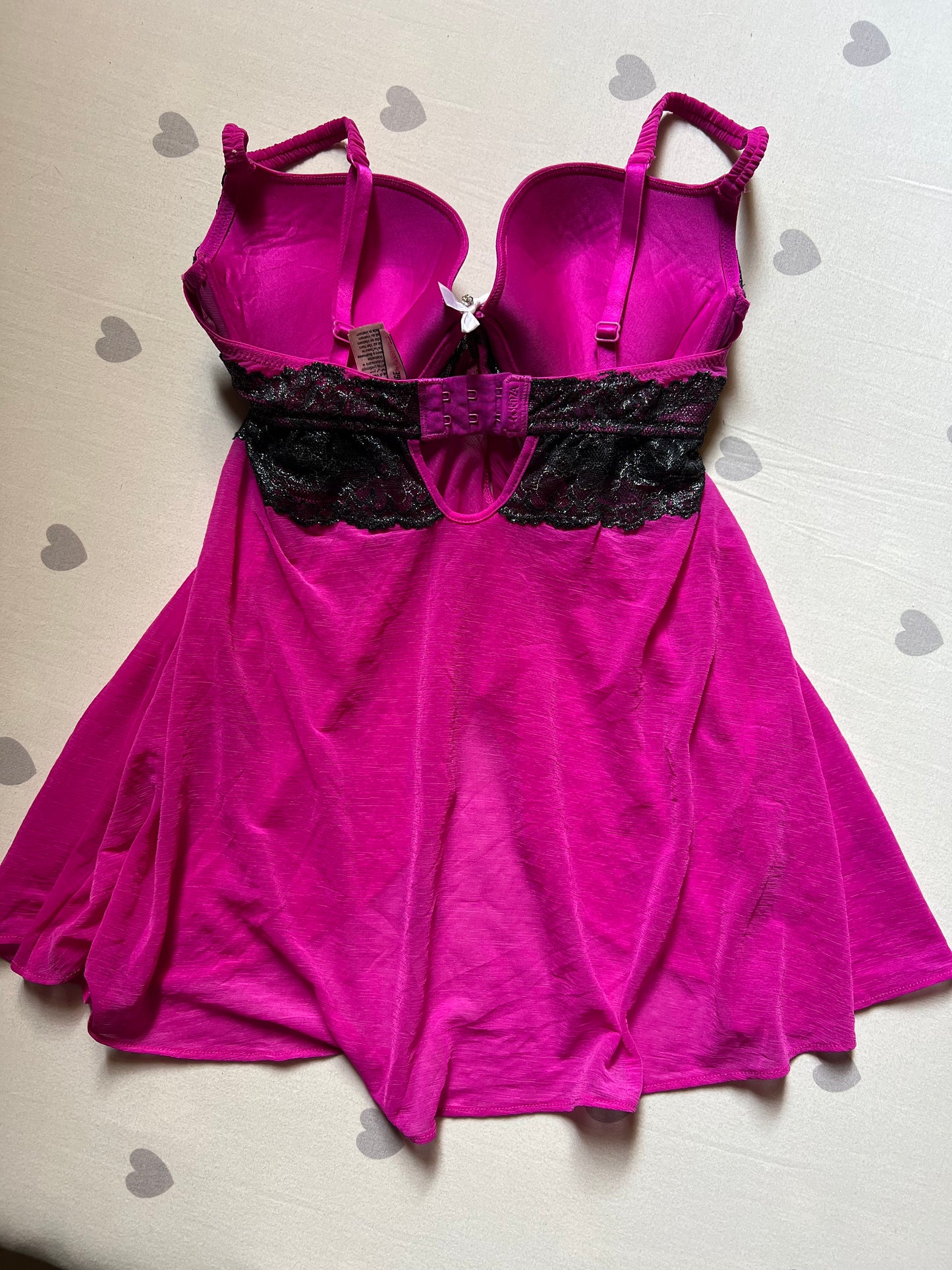 Hot Pink Baby Doll Cami