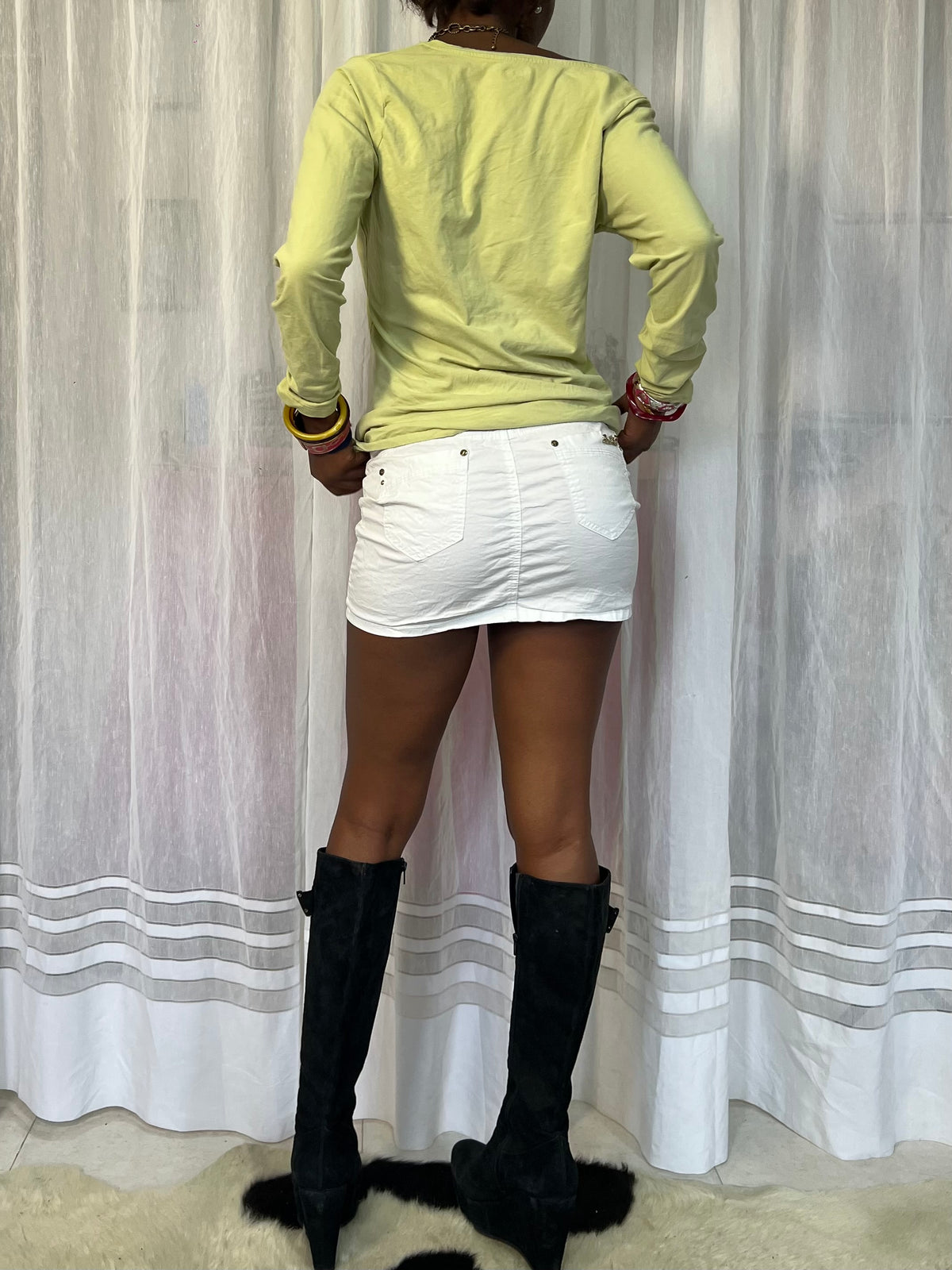 Chartreuse long sleeve