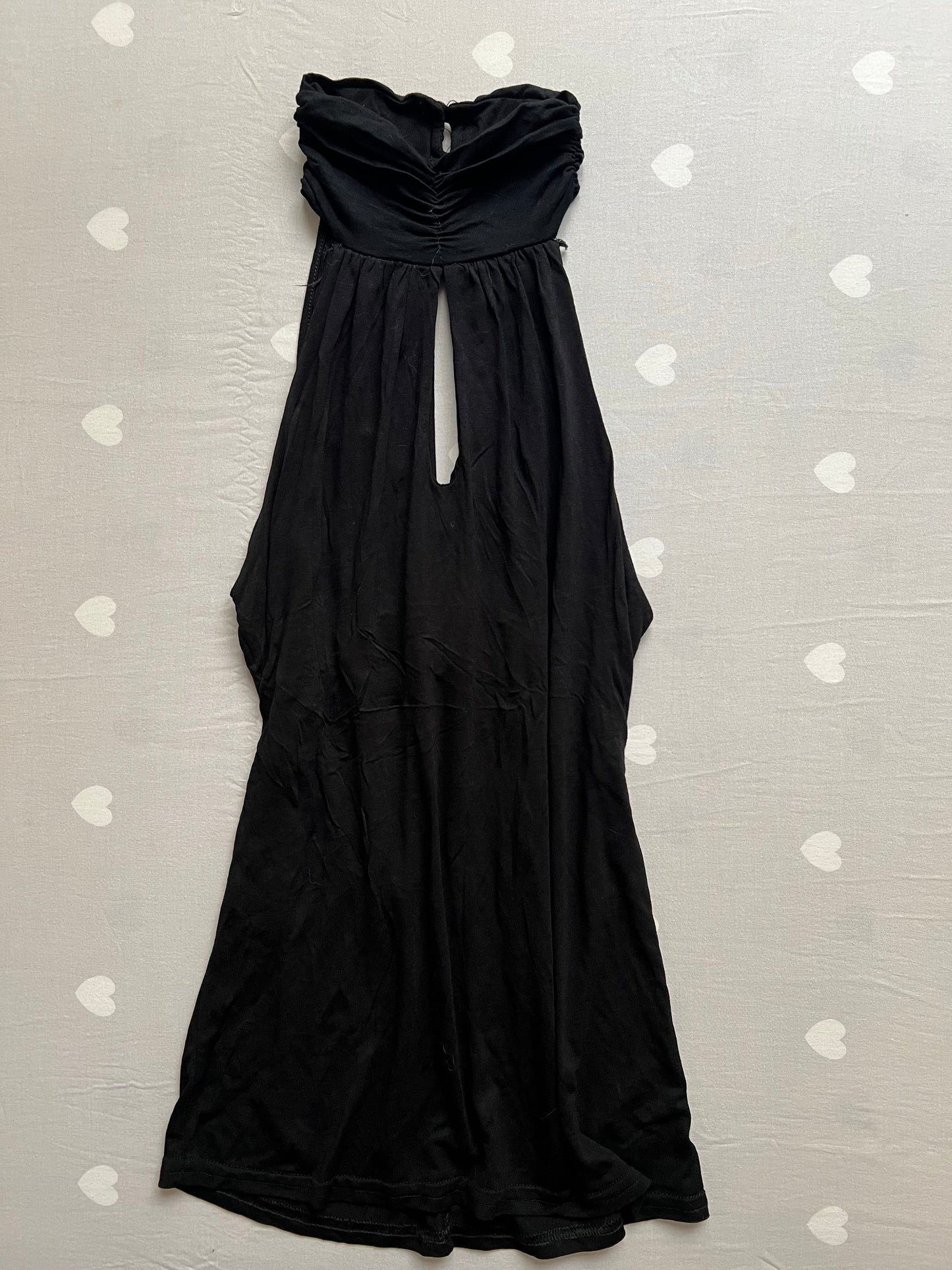 Key hole high neck top