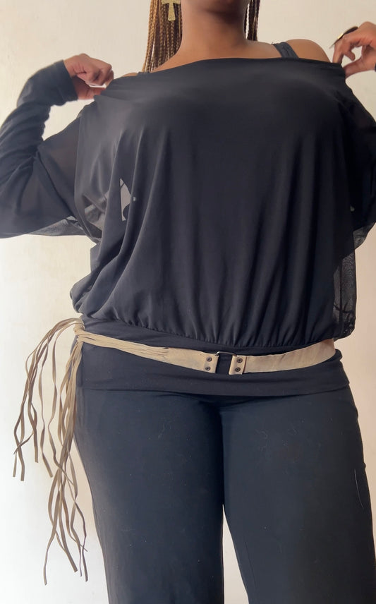 Bohemian fringe belt