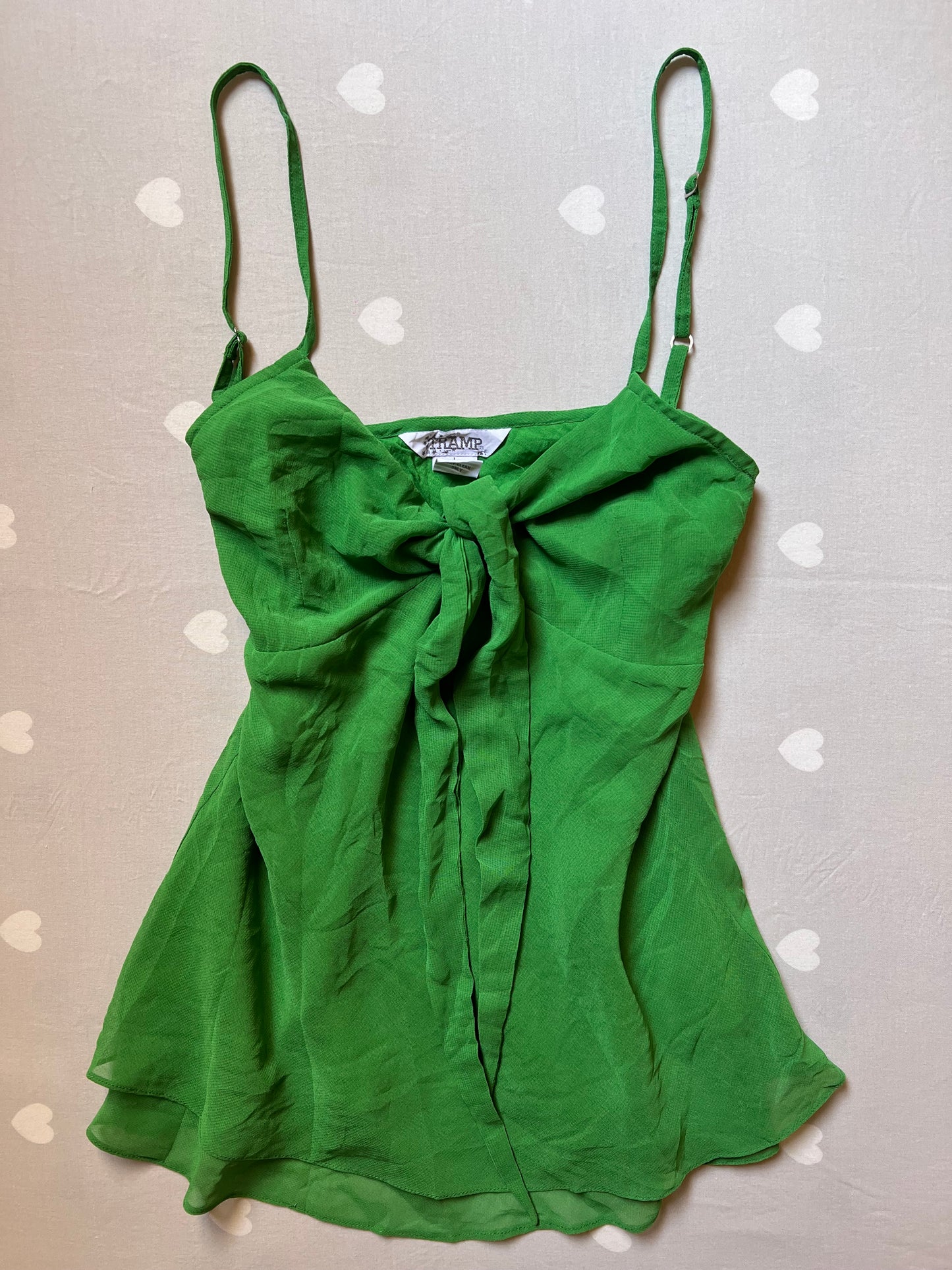 Green Flowy top