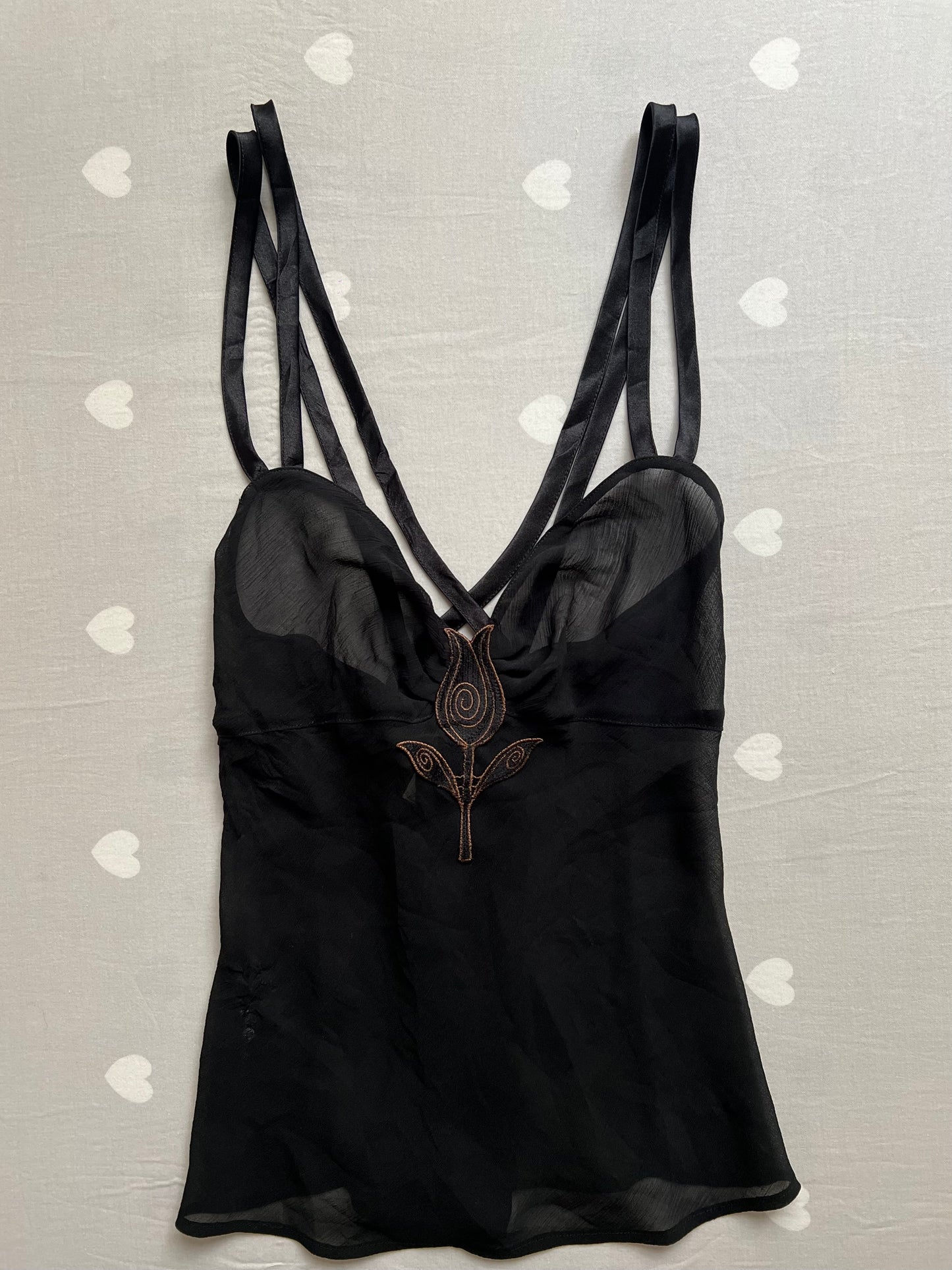 Vintage Chiffon Cami top