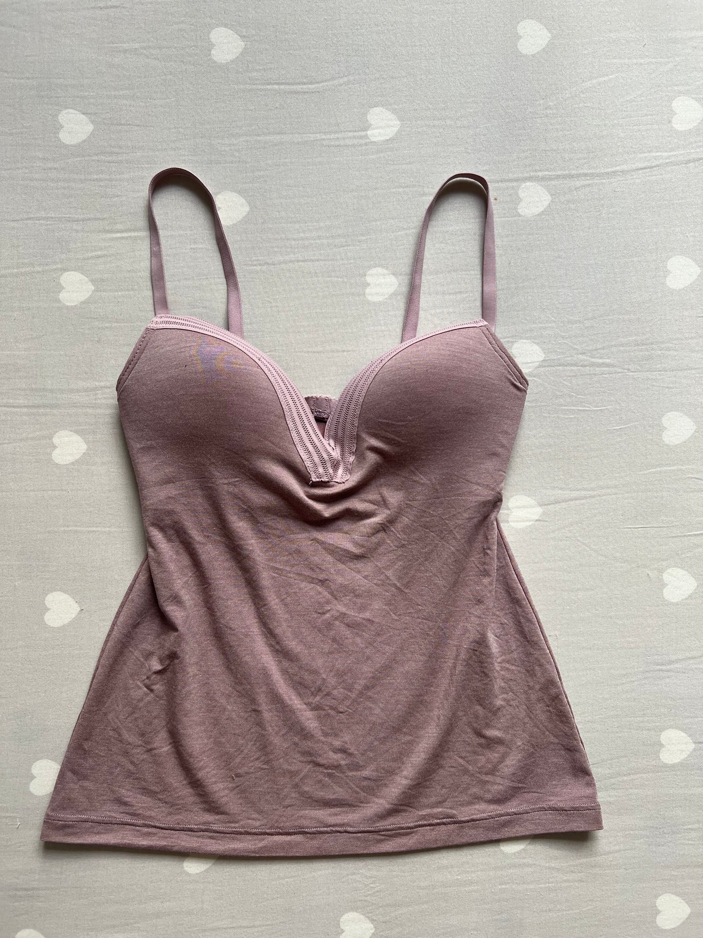 Purple sports tank top