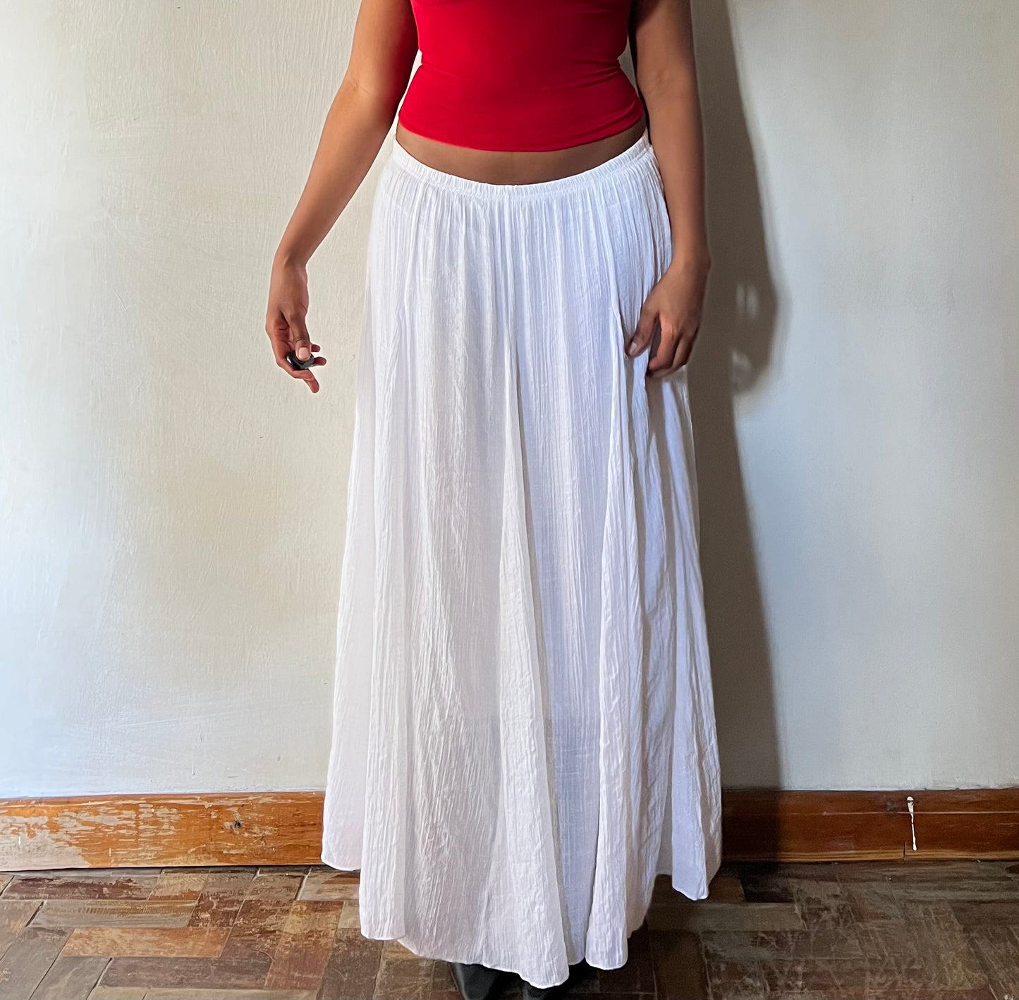 White Maxi Skirt