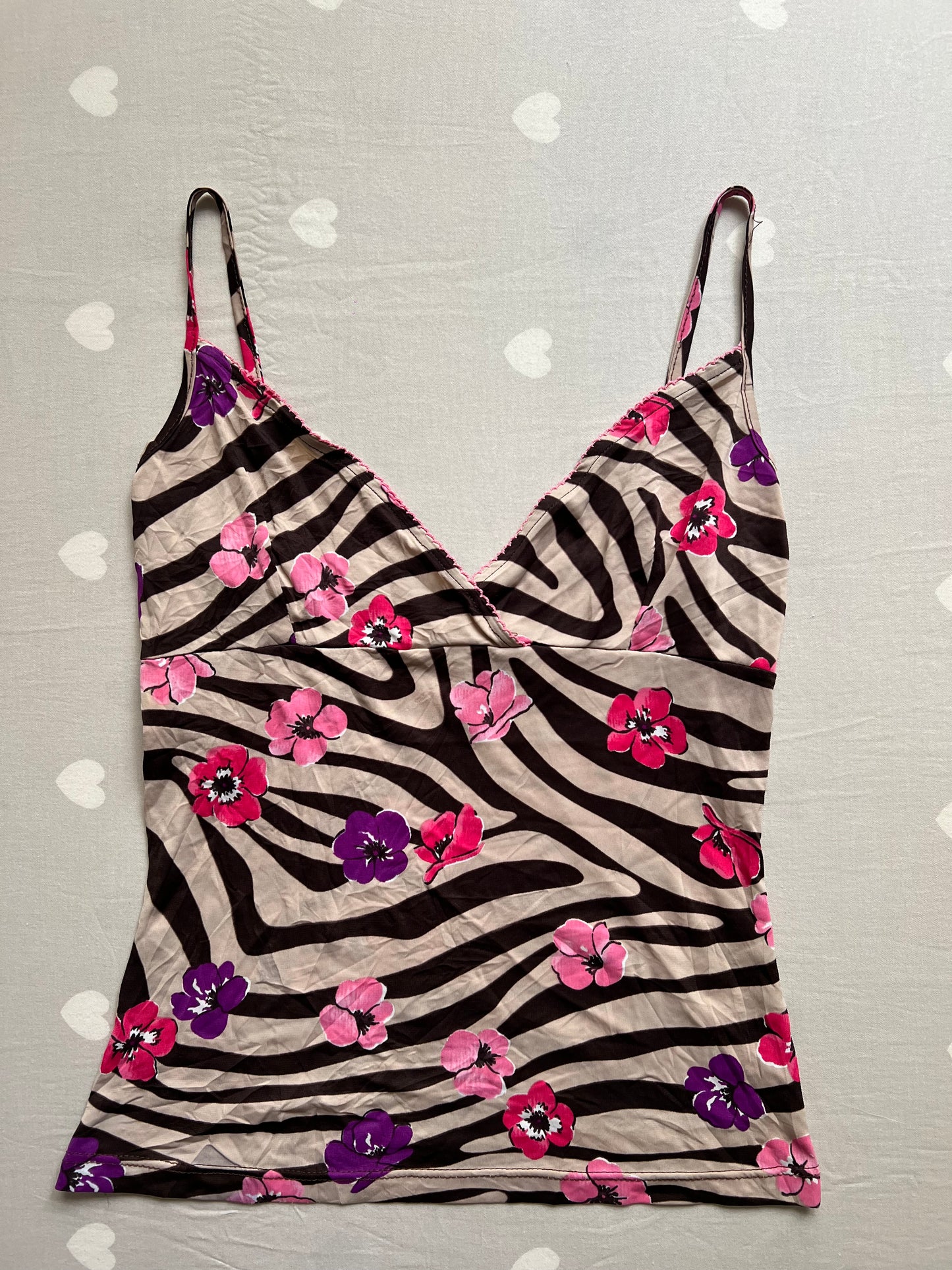 Vintage graphic cami top