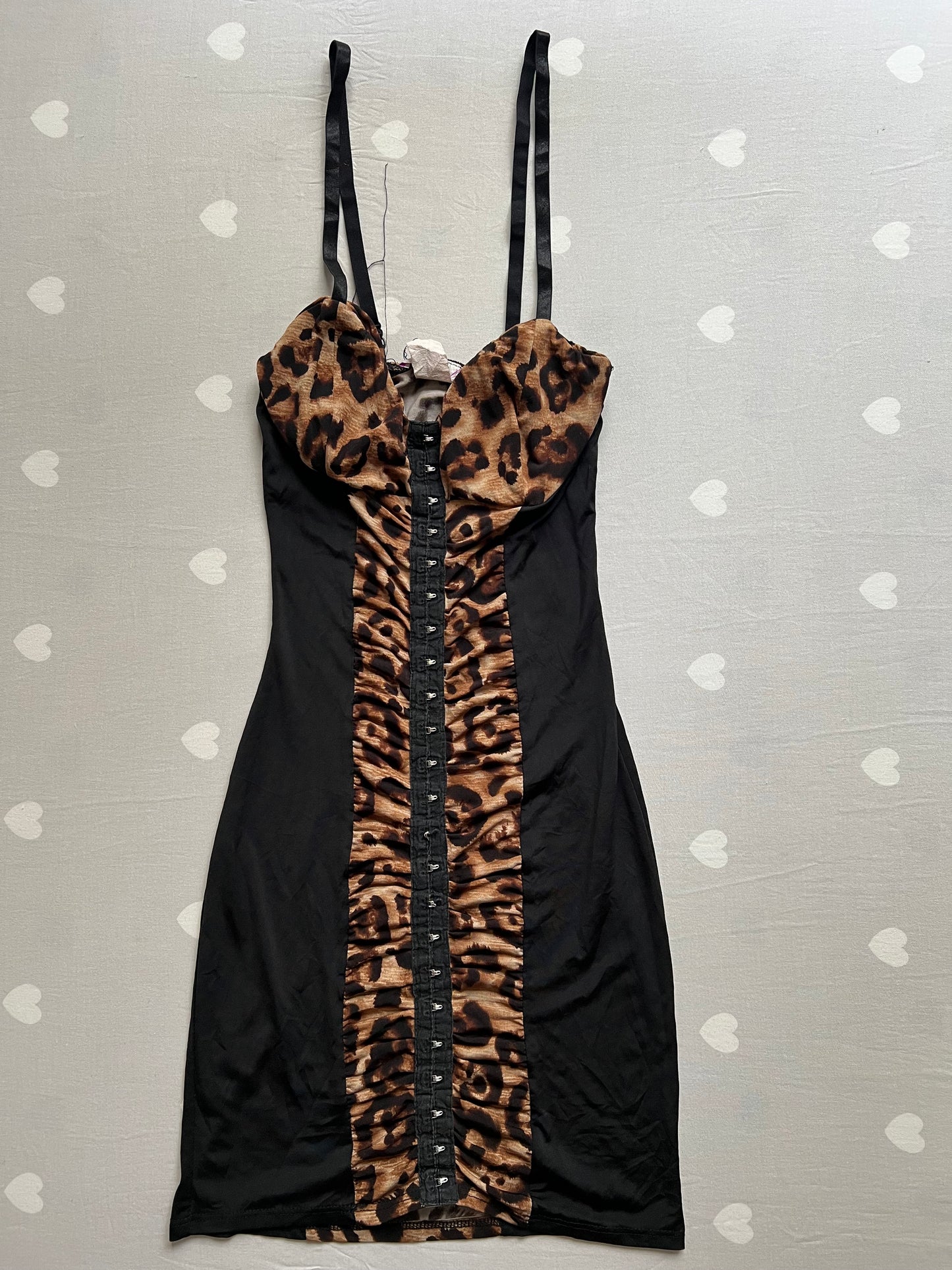 Leopard print bandage dress