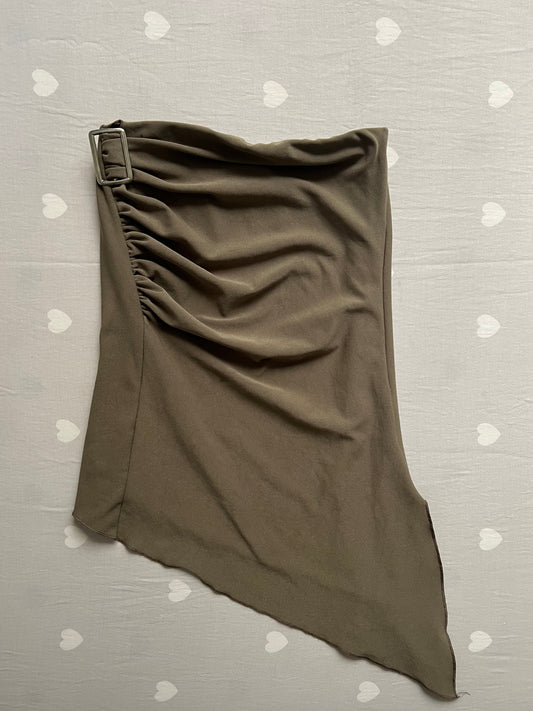 Asymmetrical y2k bandeau top