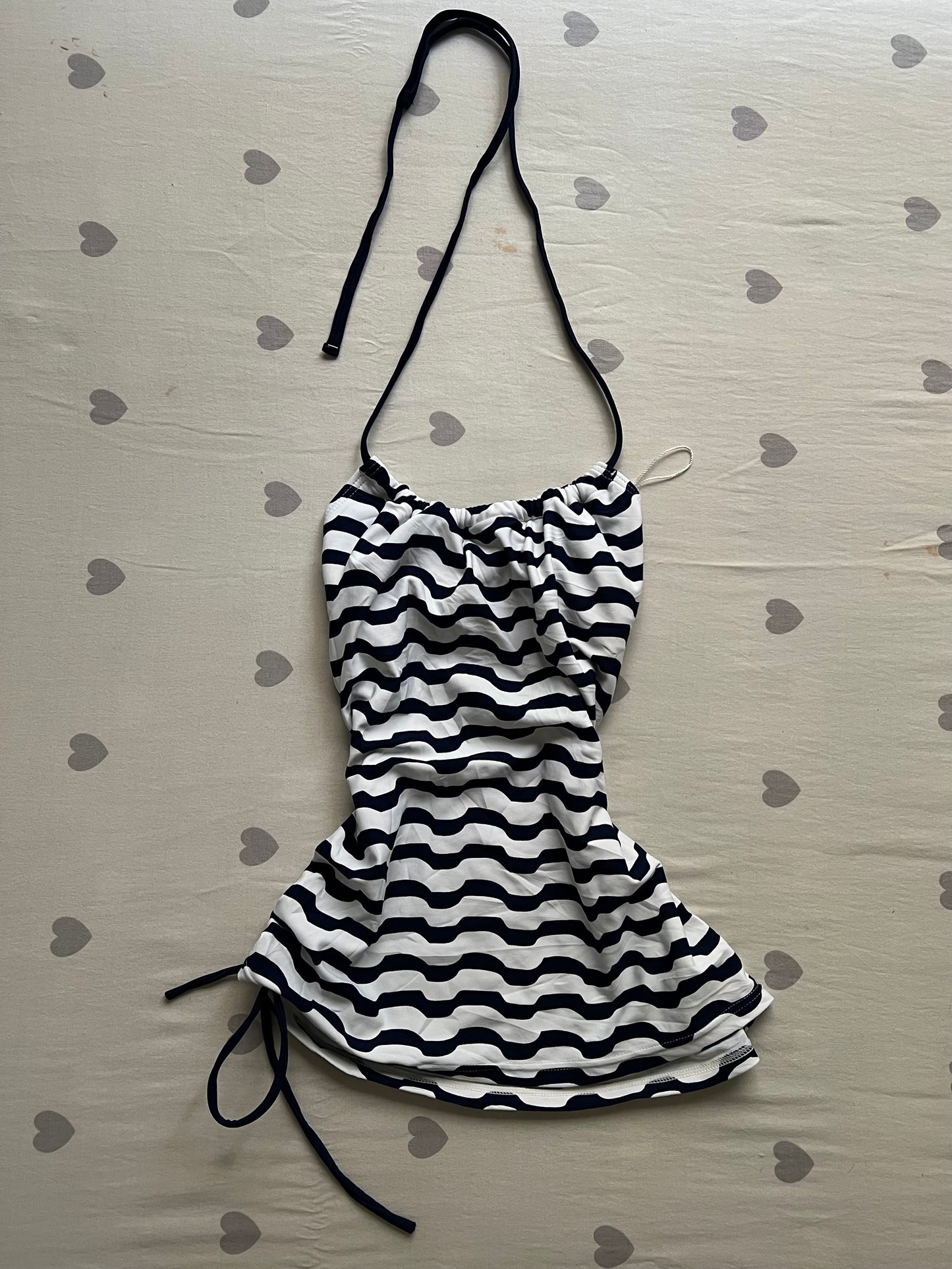 Striped Y2k Halter top
