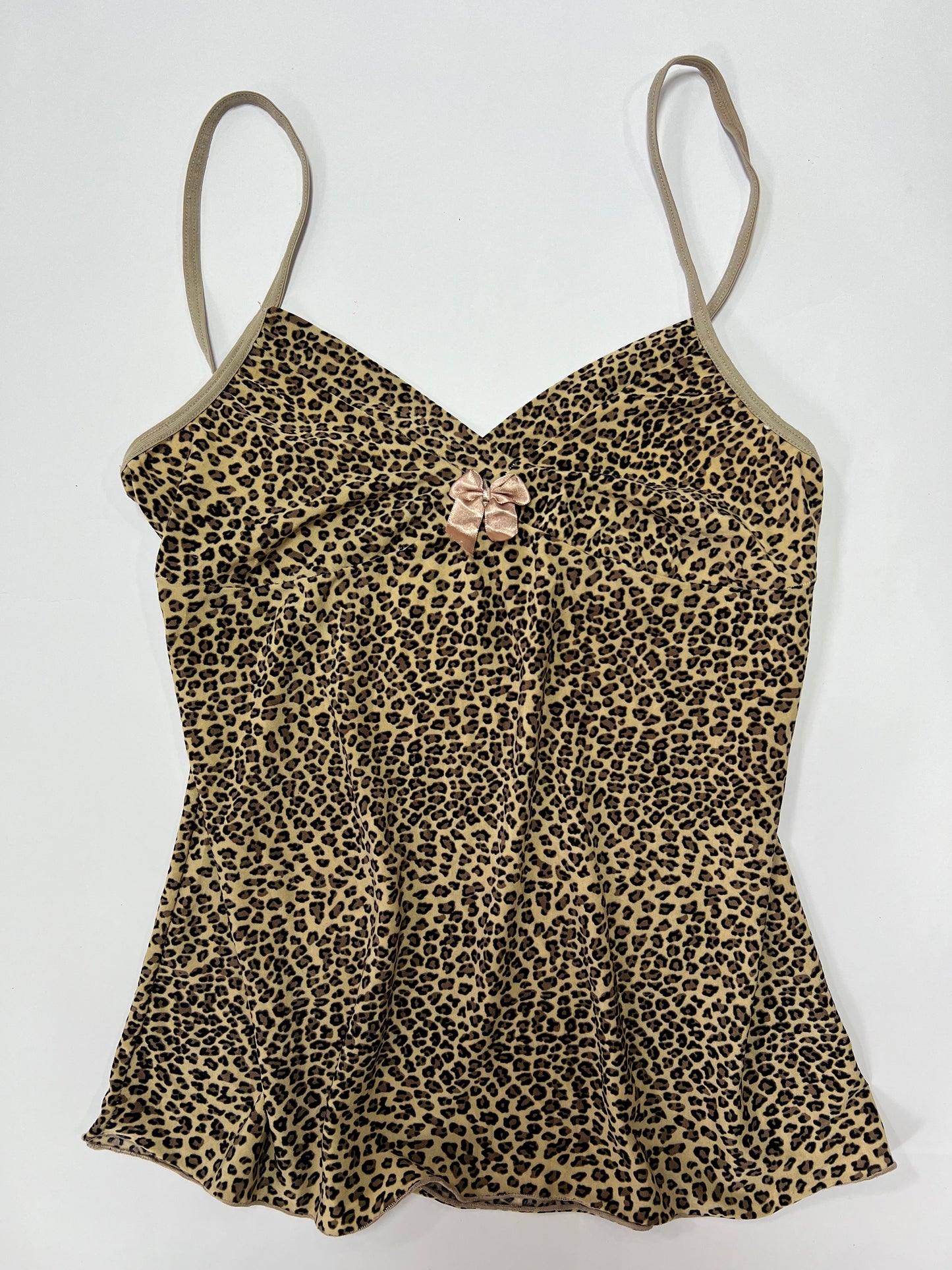 Leopard Print Babydoll Cami