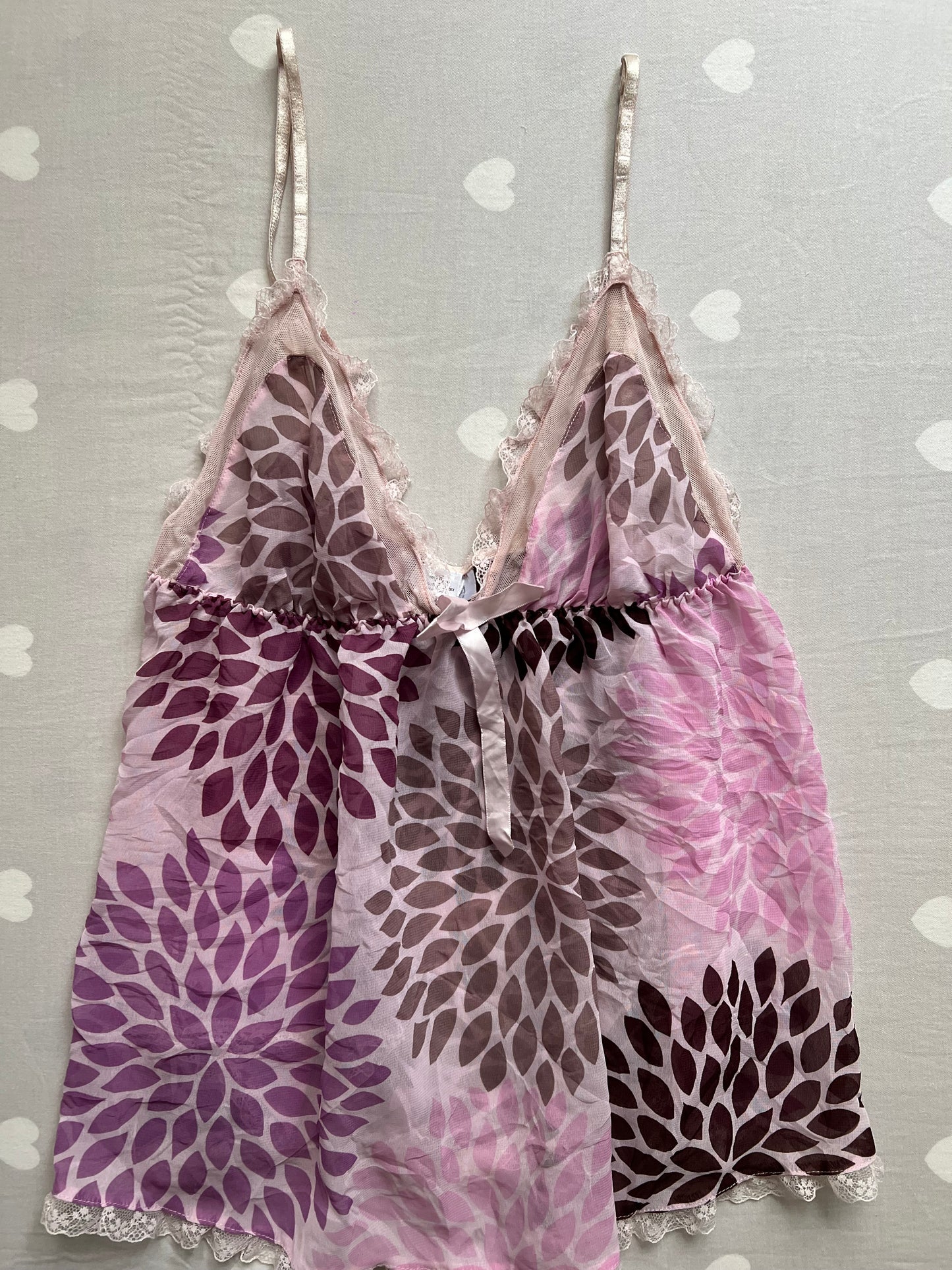 Flowy sheer cami top