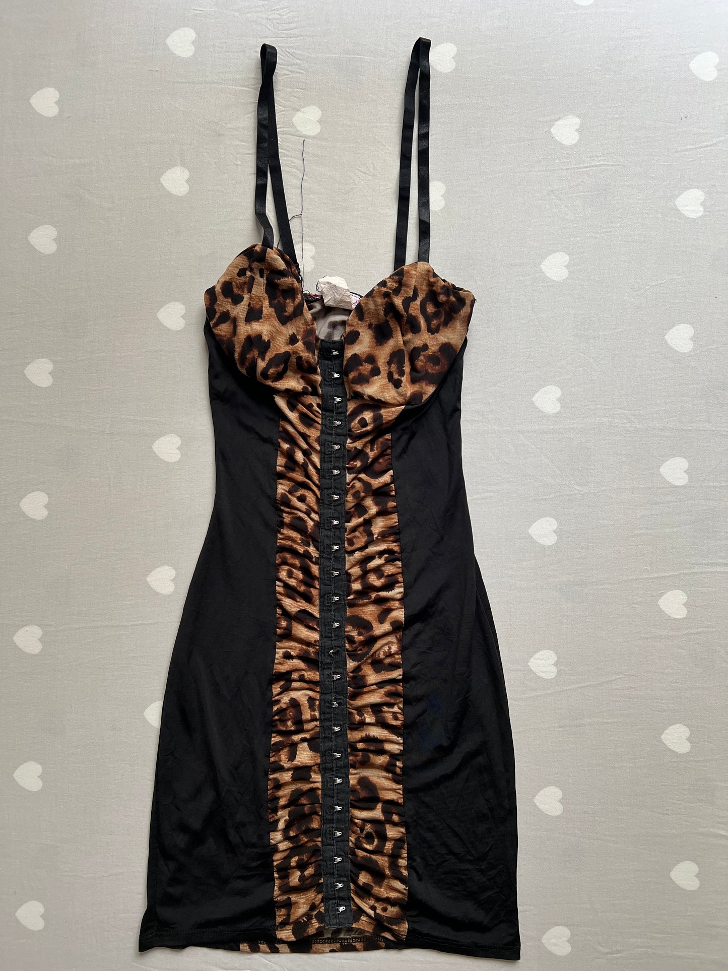 Leopard print bandage dress