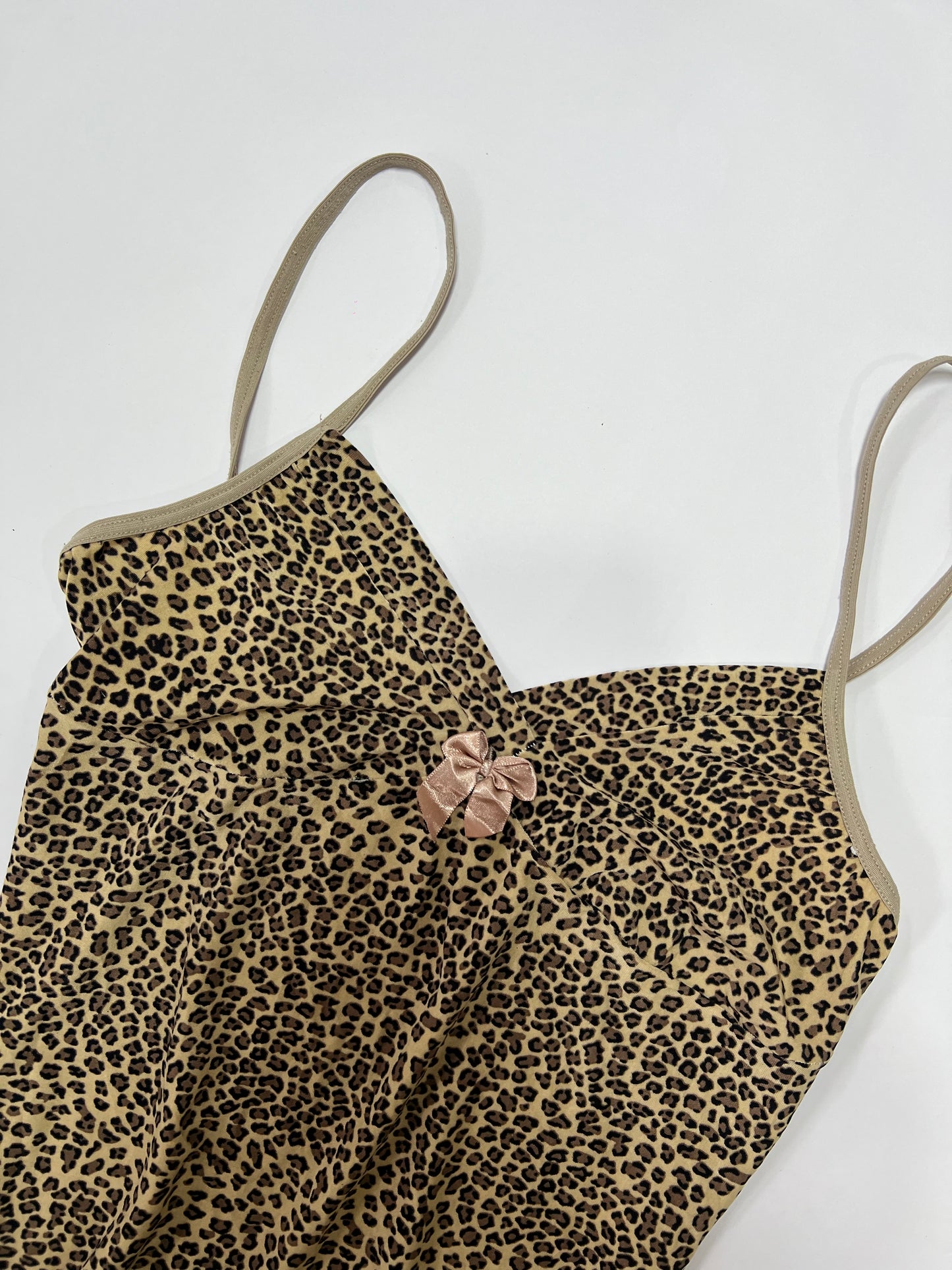 Leopard Print Babydoll Cami