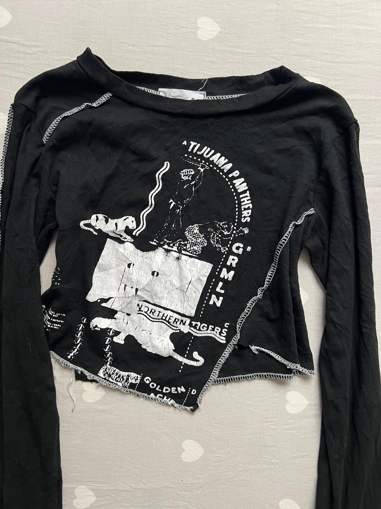 Graphic y2k long sleeve top