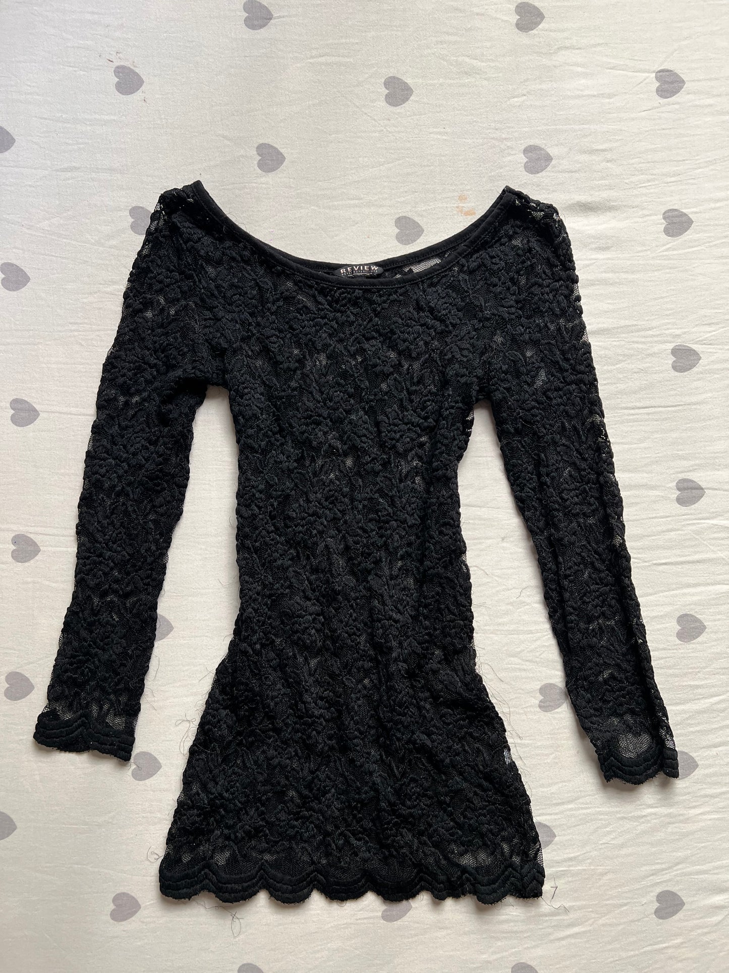 Lace long sleeve top