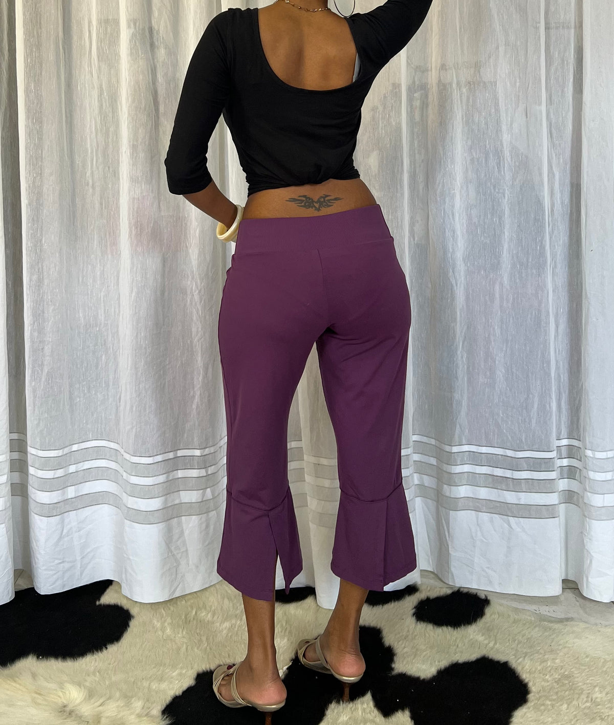 Purple Puma athleisure capris