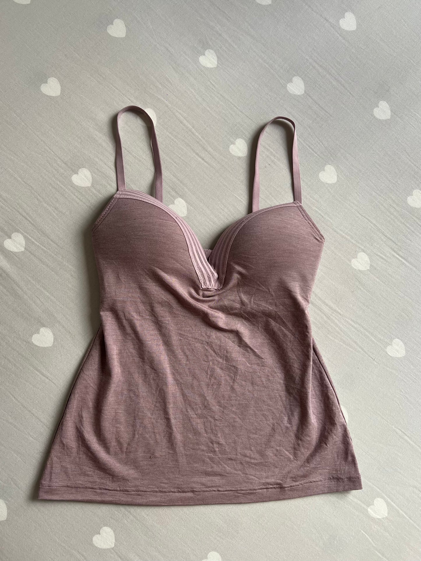 Purple sports tank top