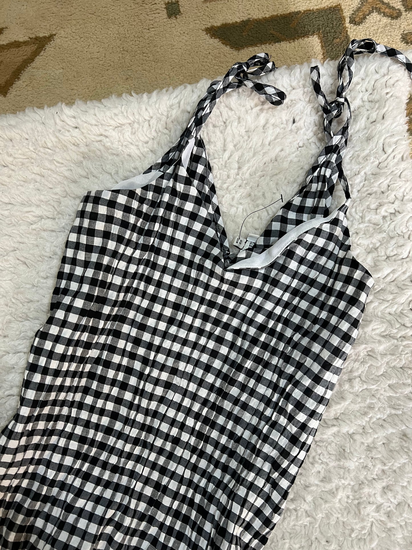 Gingham Halter Top