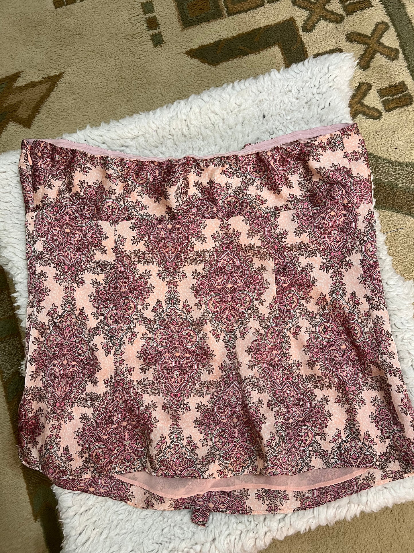 Paisley Halter Babydoll Top