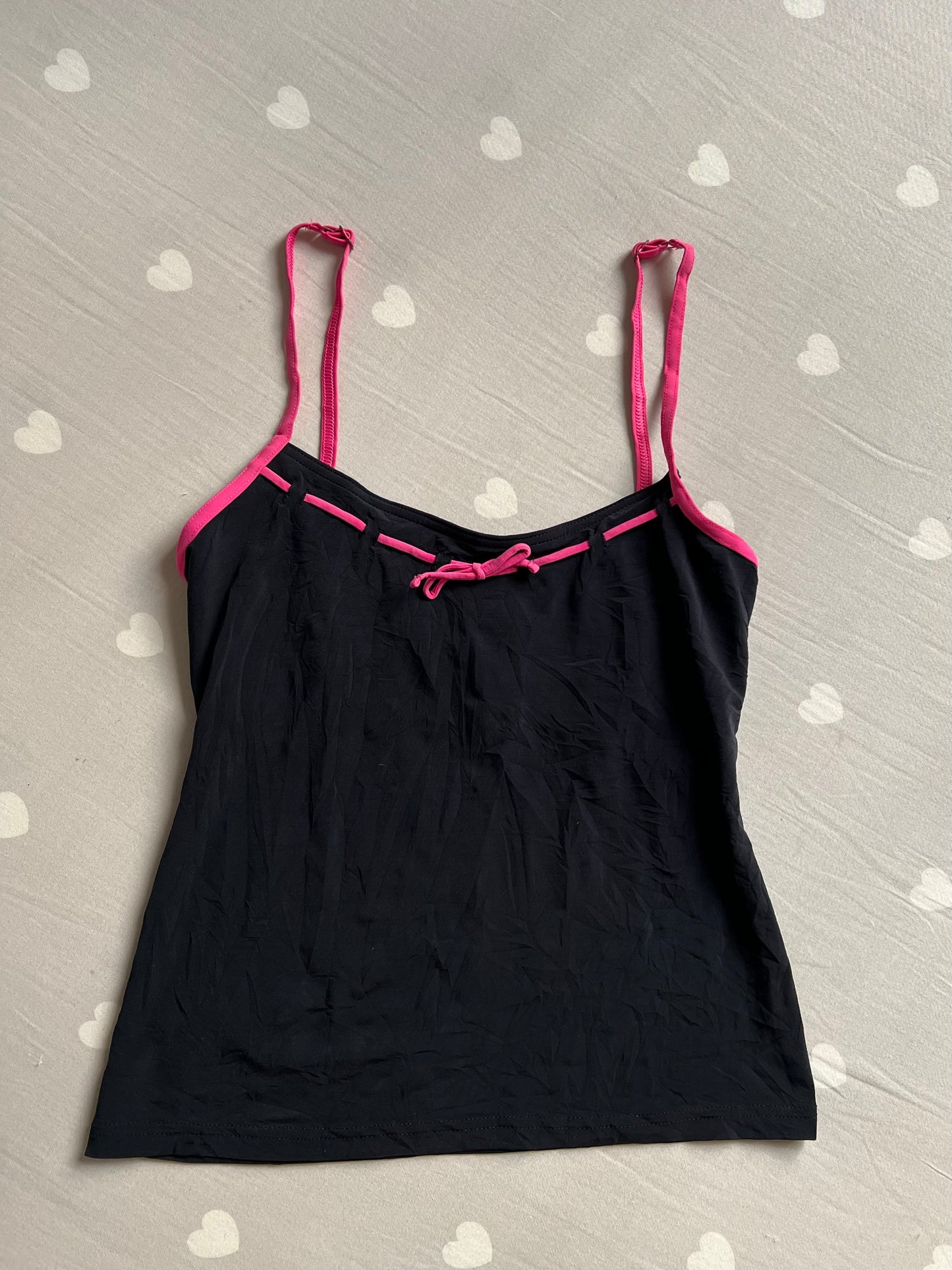 Black tankini top
