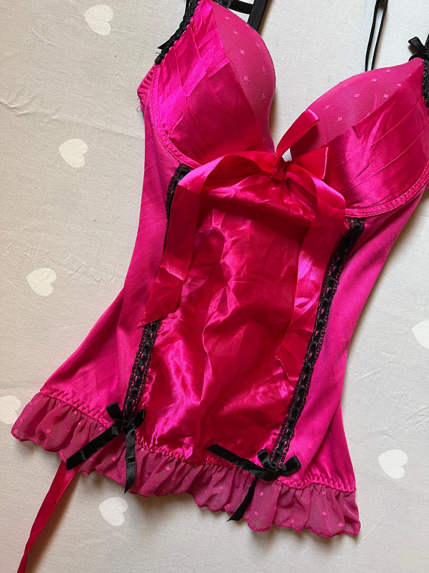 Hot pink  corset top
