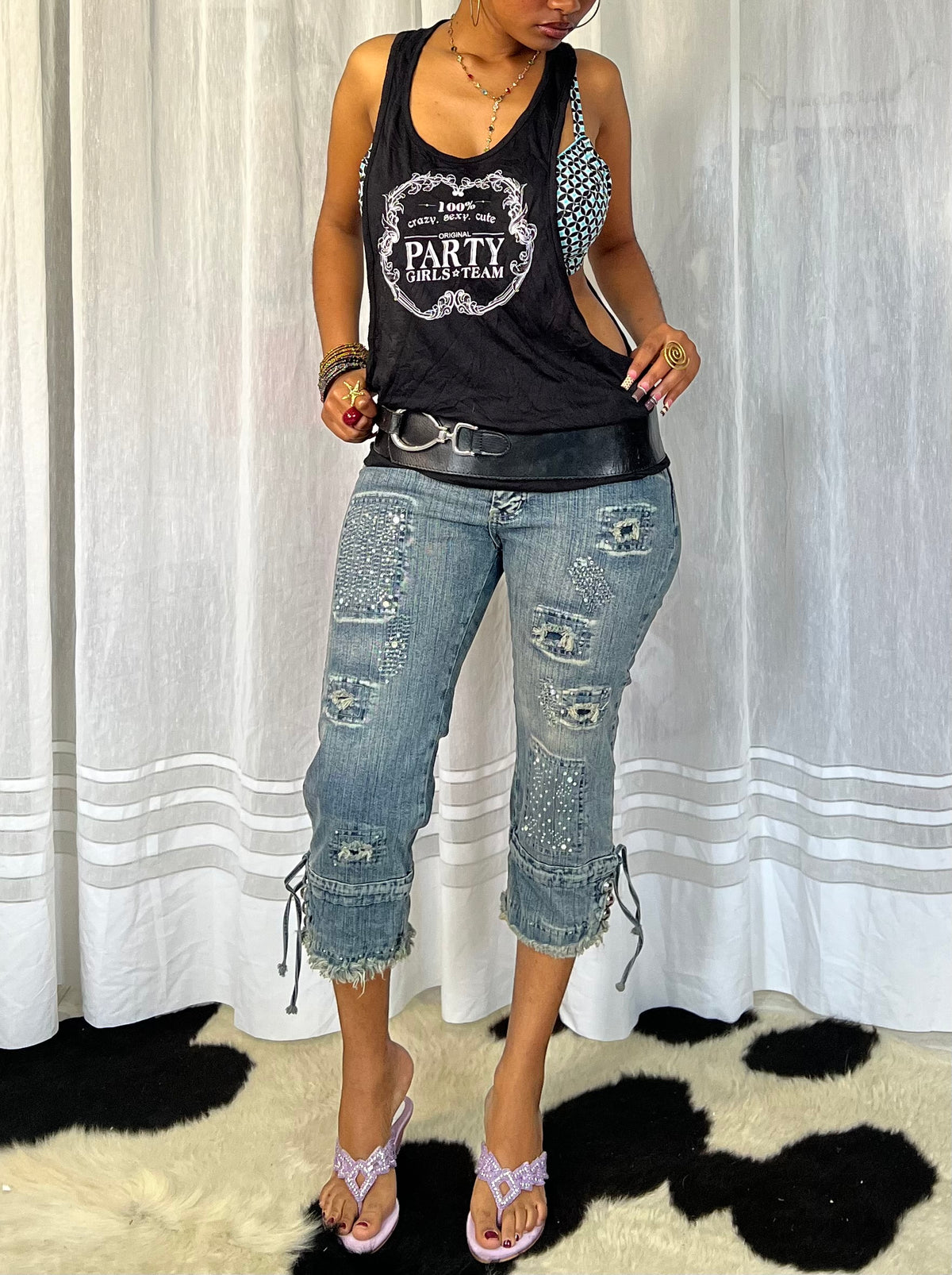 Slouchy Graphic Tank