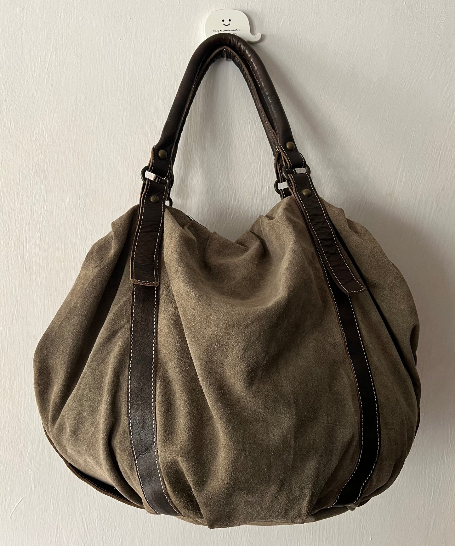 Military Green Suede bag