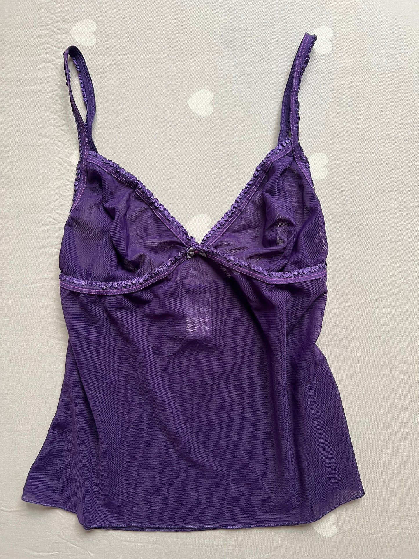 Purple Sheer Cami Top