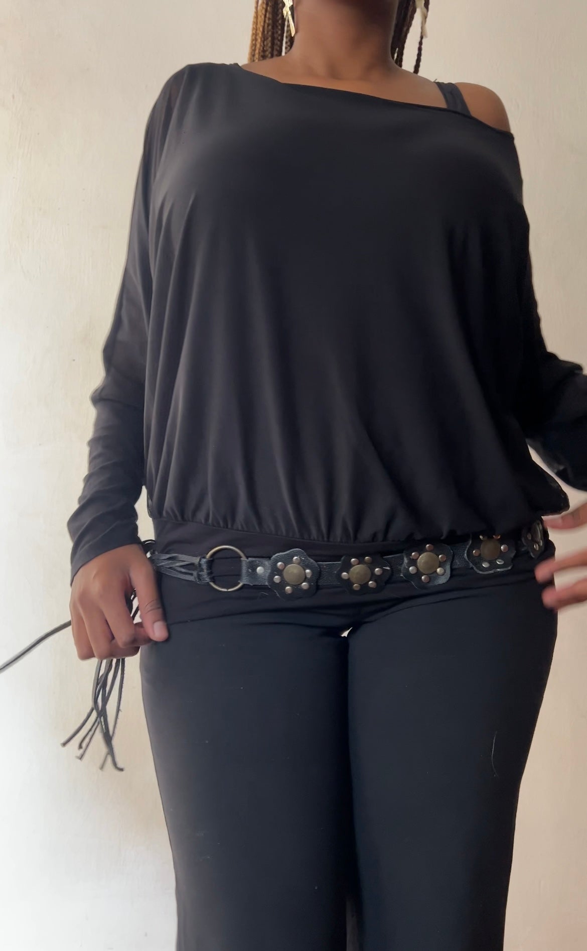 Black disc belt
