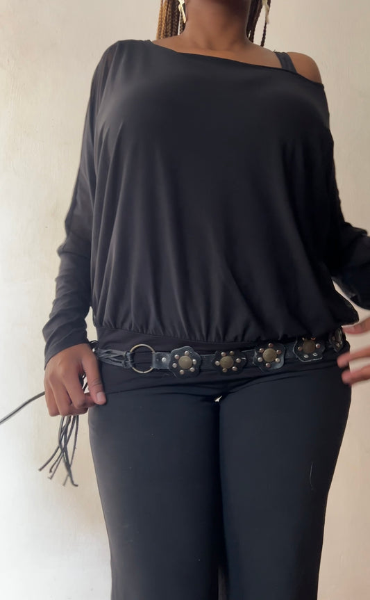 Black disc belt