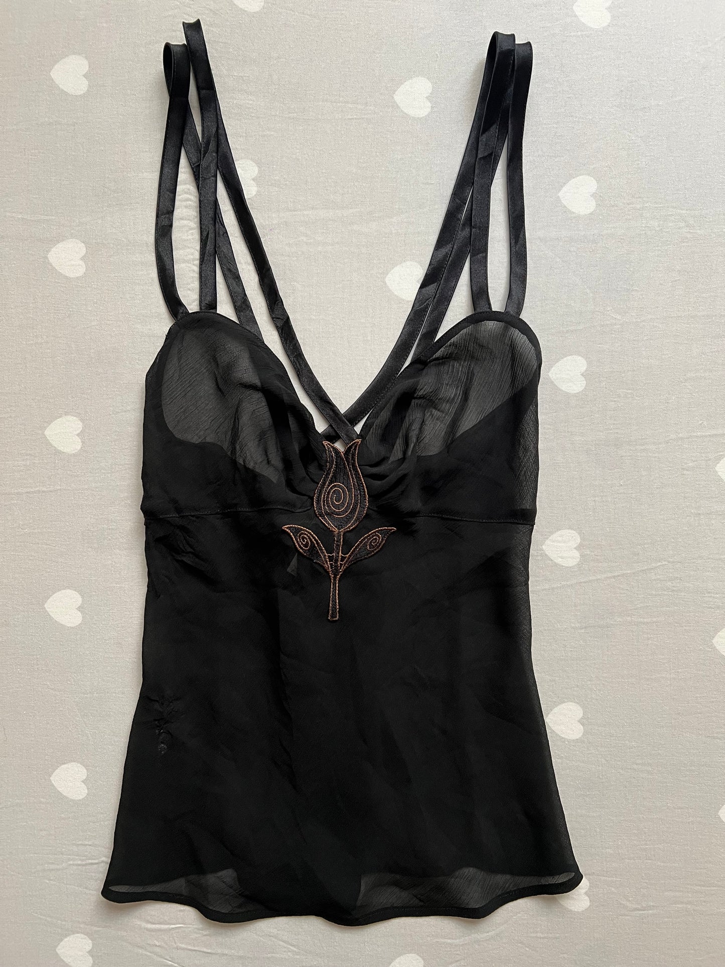 Vintage Chiffon Cami top