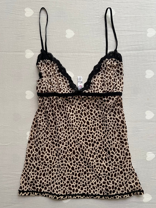 Cheetah Print cami top