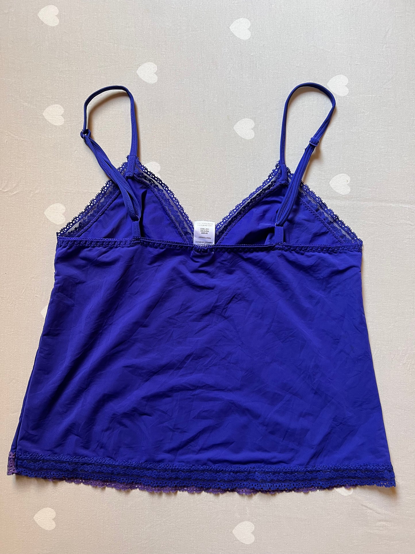 Lace trim camisole
