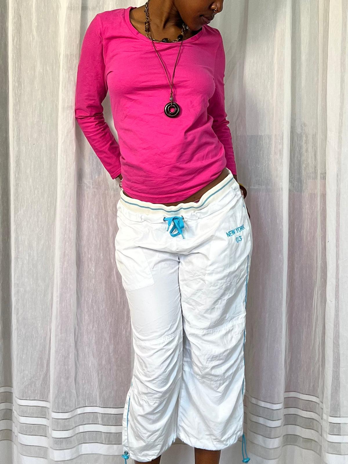 Hot Pink Long Sleeve Top