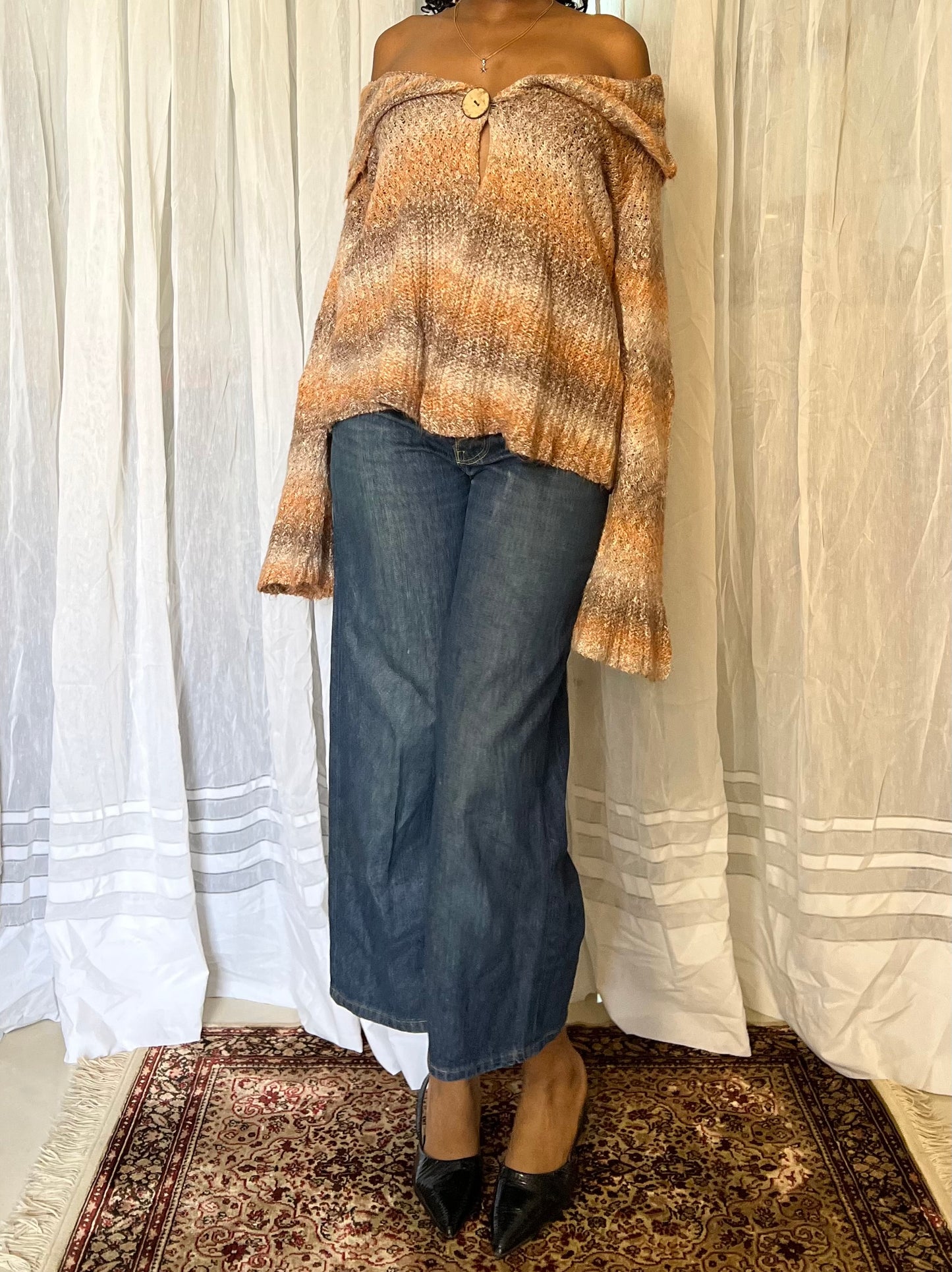 Off the shoulder cardigan