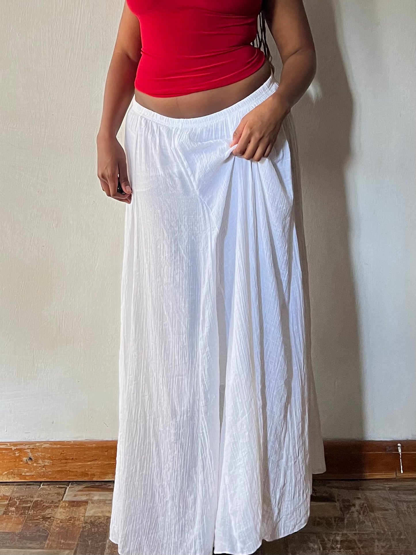 White Maxi Skirt