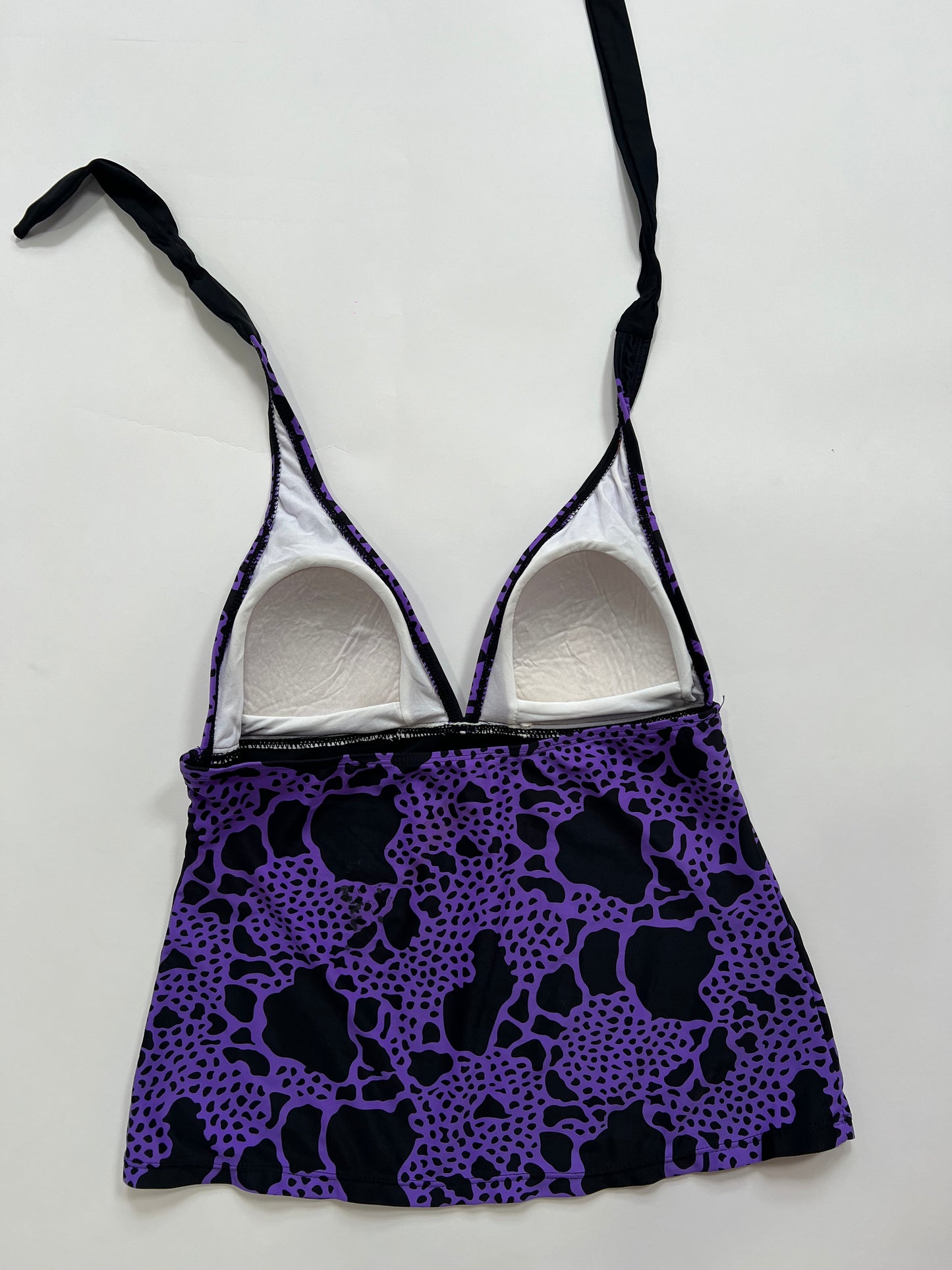 Purple Animal Print Halter Top
